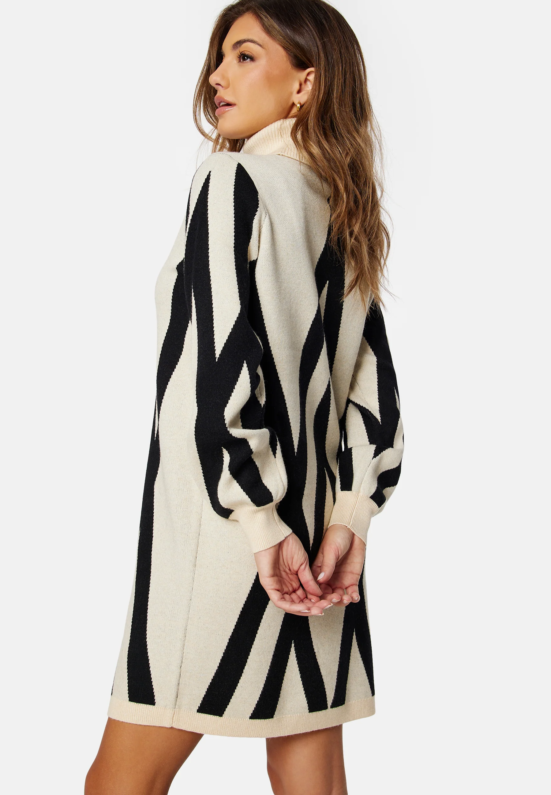 Objray L/S Knit Rollneck Dress - Image 6