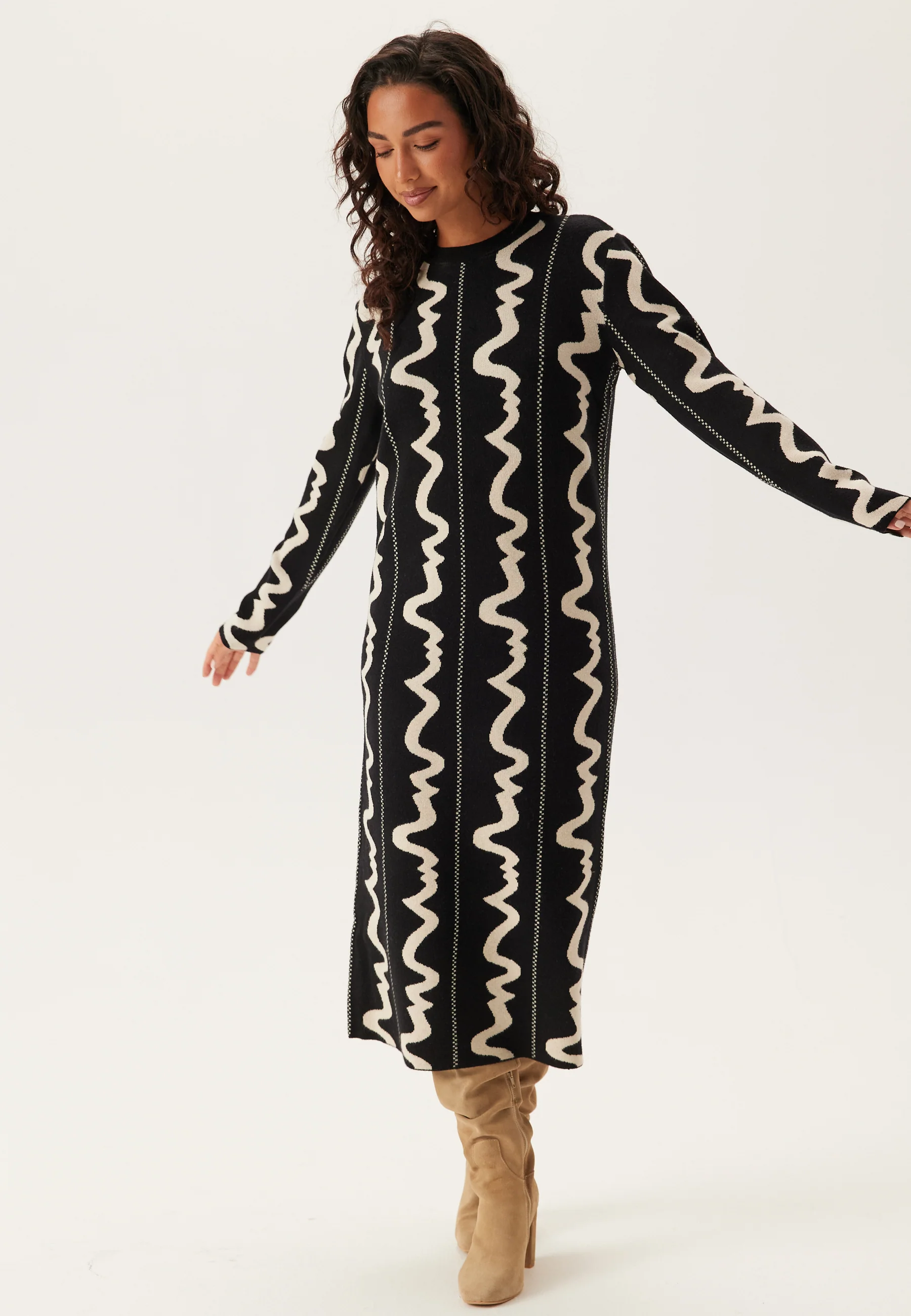 Objray L/S LONG DRESS LONG DRE - Image 2