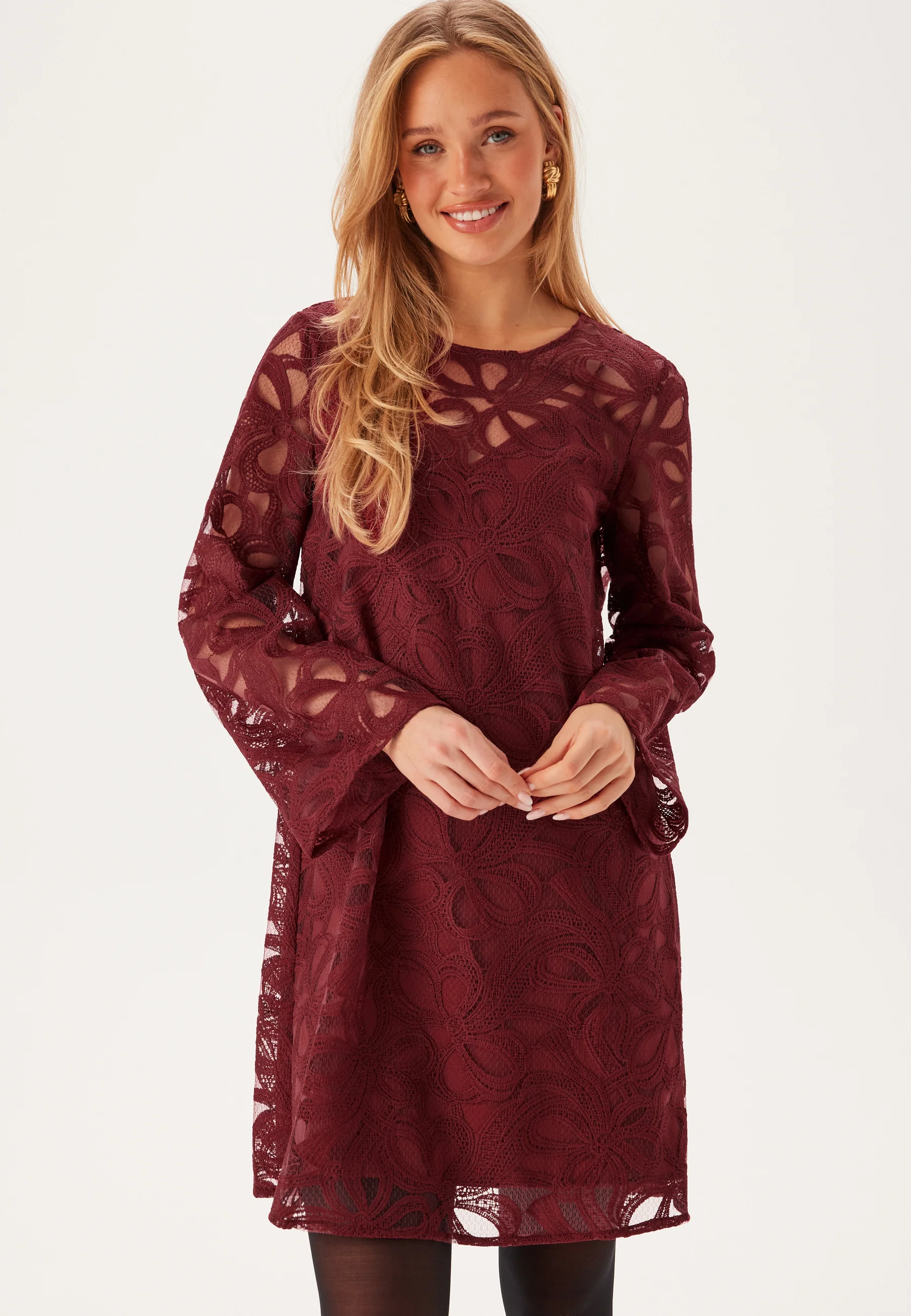 Objrose L/S RE LONG DRESS  RE - Image 2