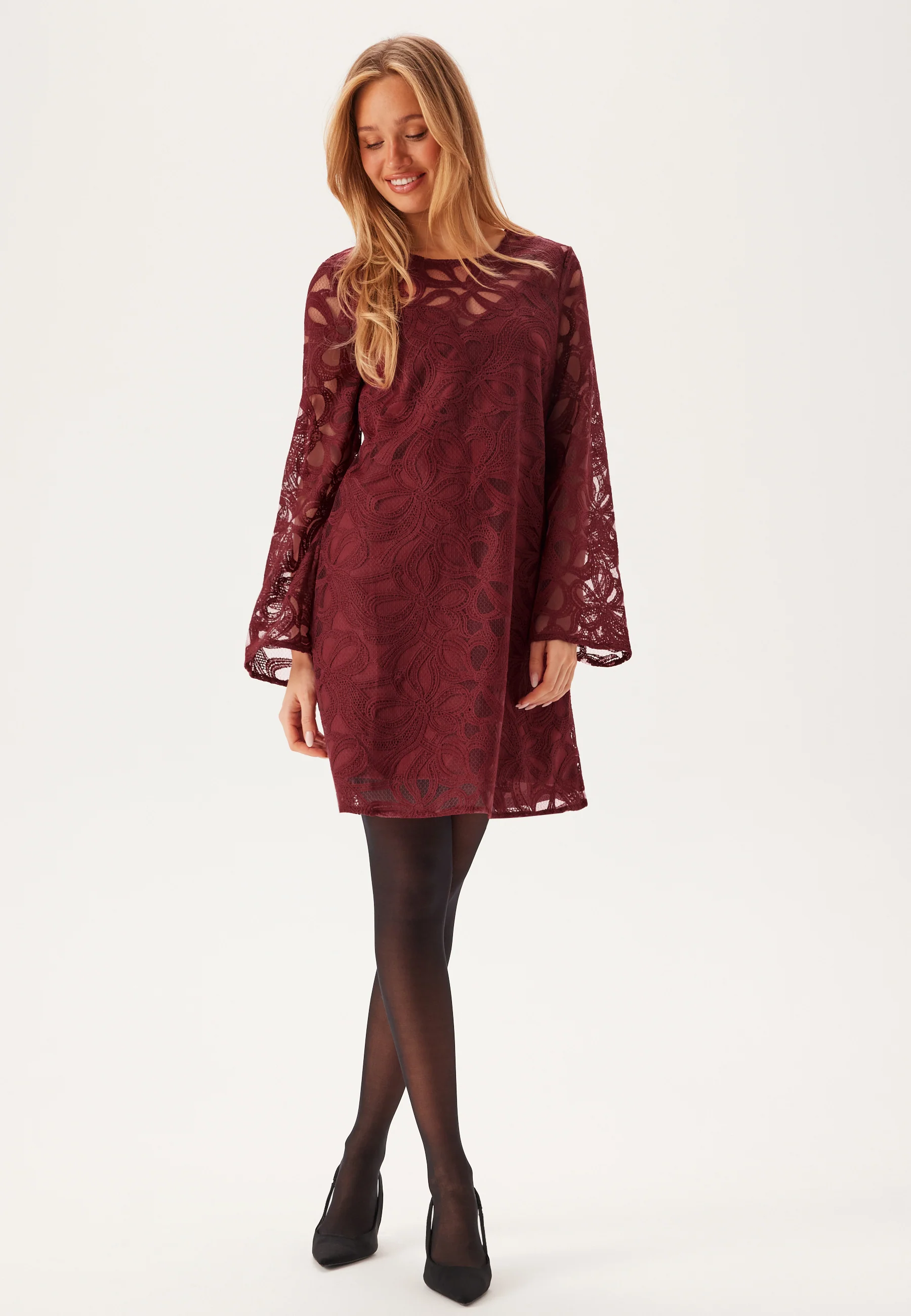Objrose L/S RE LONG DRESS  RE - Image 4