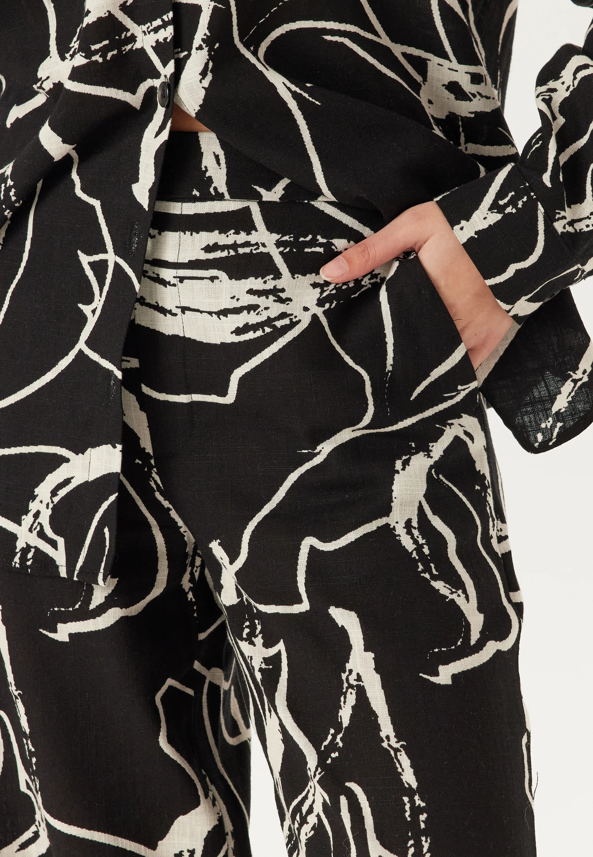 Objsanne Aline Wide Pant Aop - Image 3
