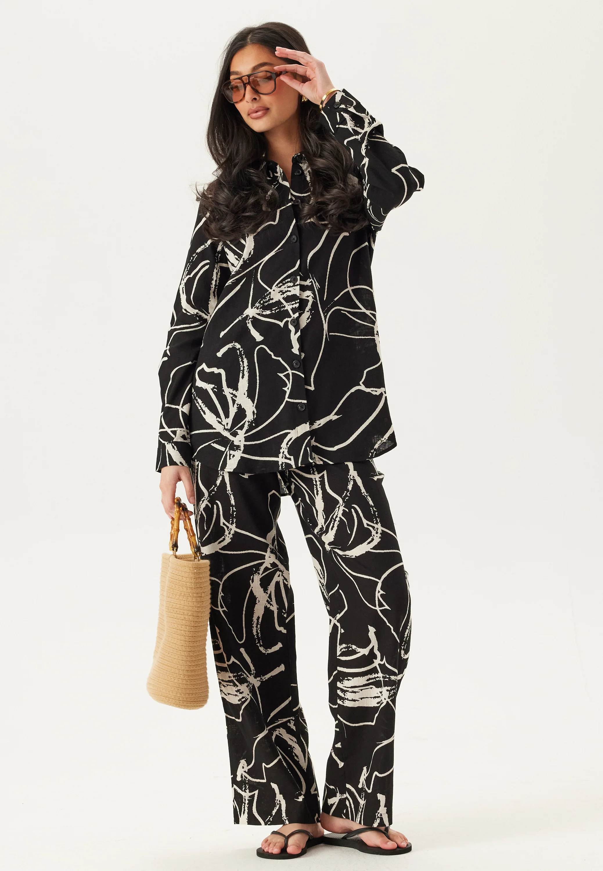 Objsanne L/S SHIRT AOP SHIRT - Image 4