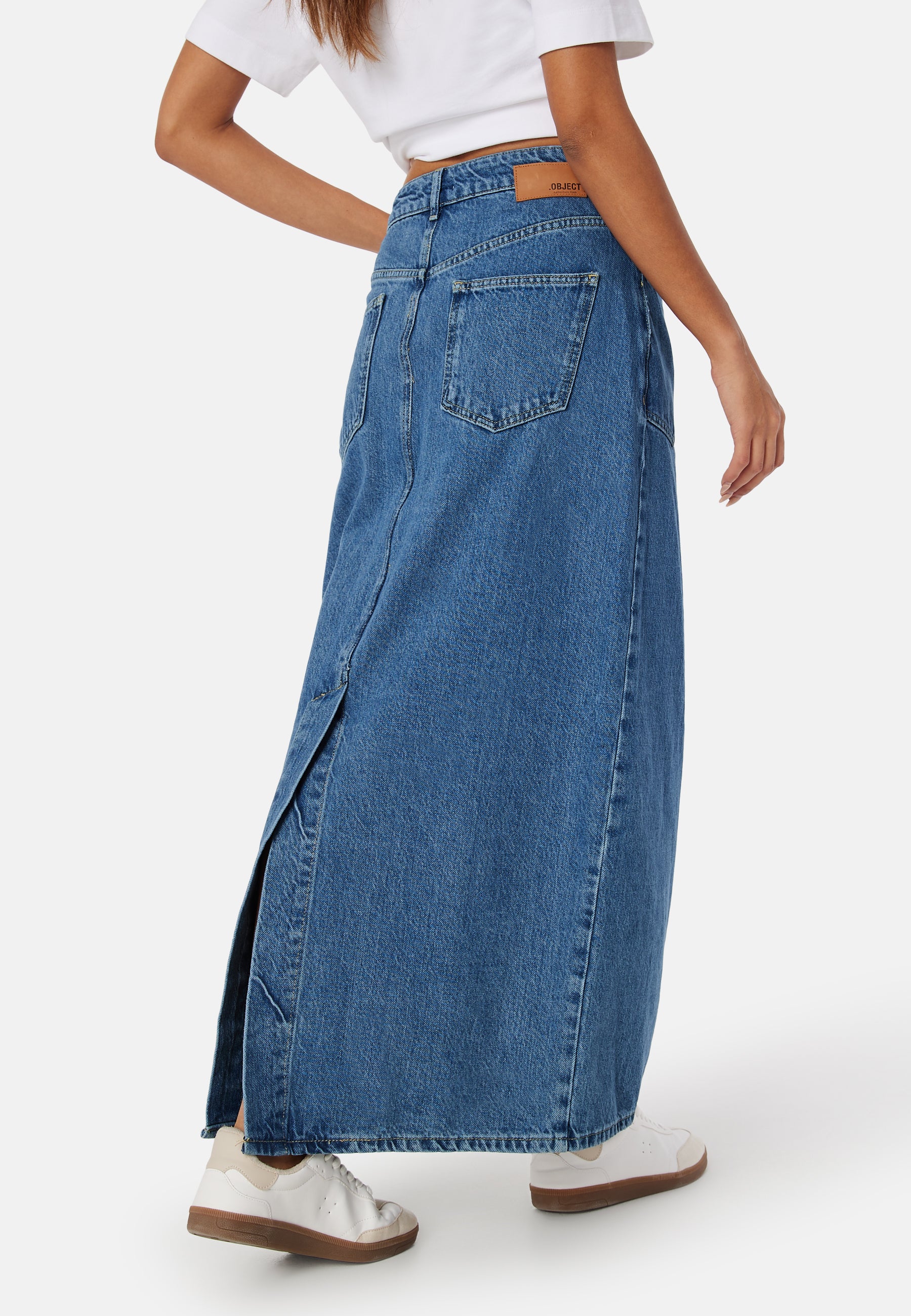 Objthylane long denim skirt - Image 2