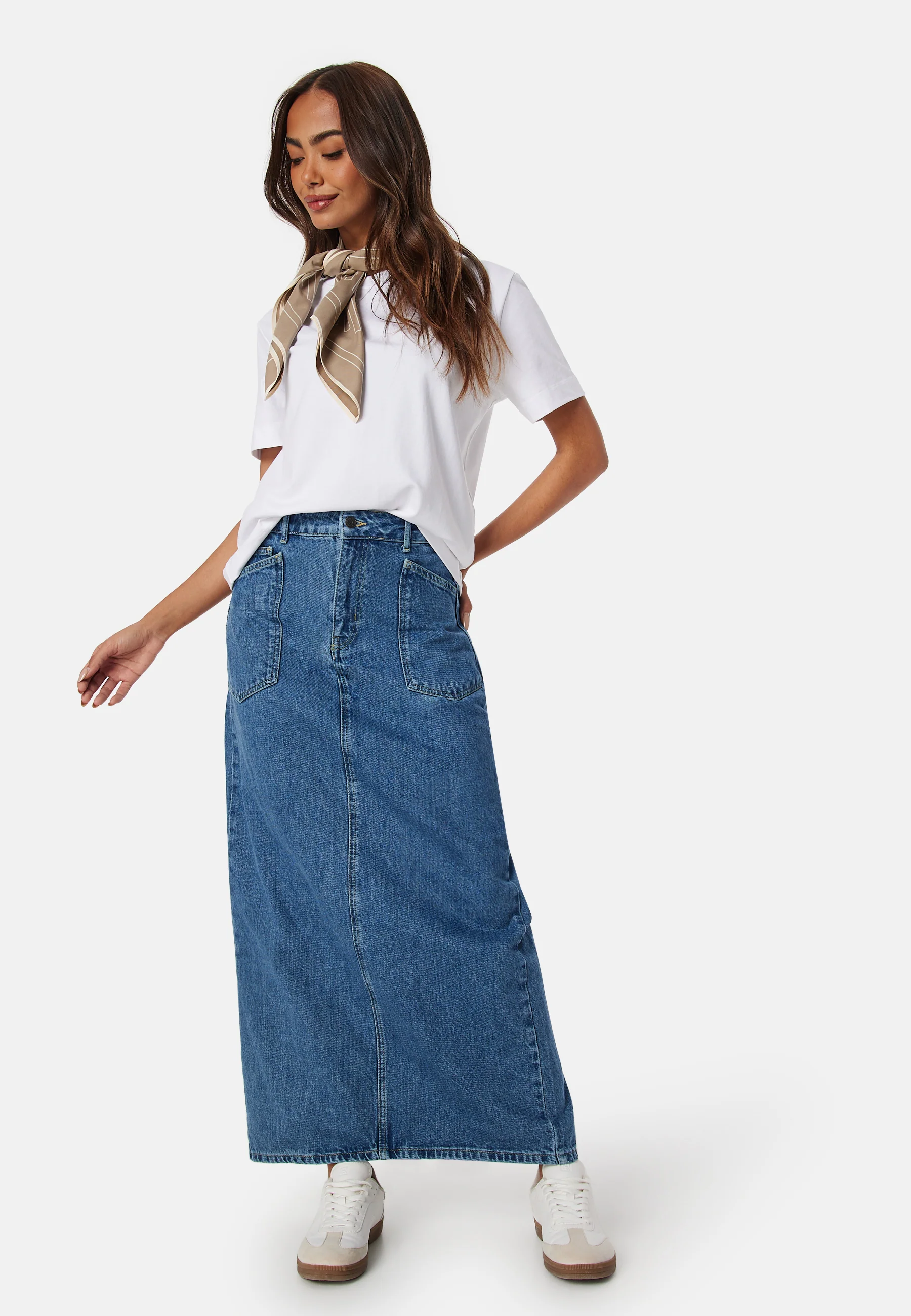 Objthylane long denim skirt - Image 3