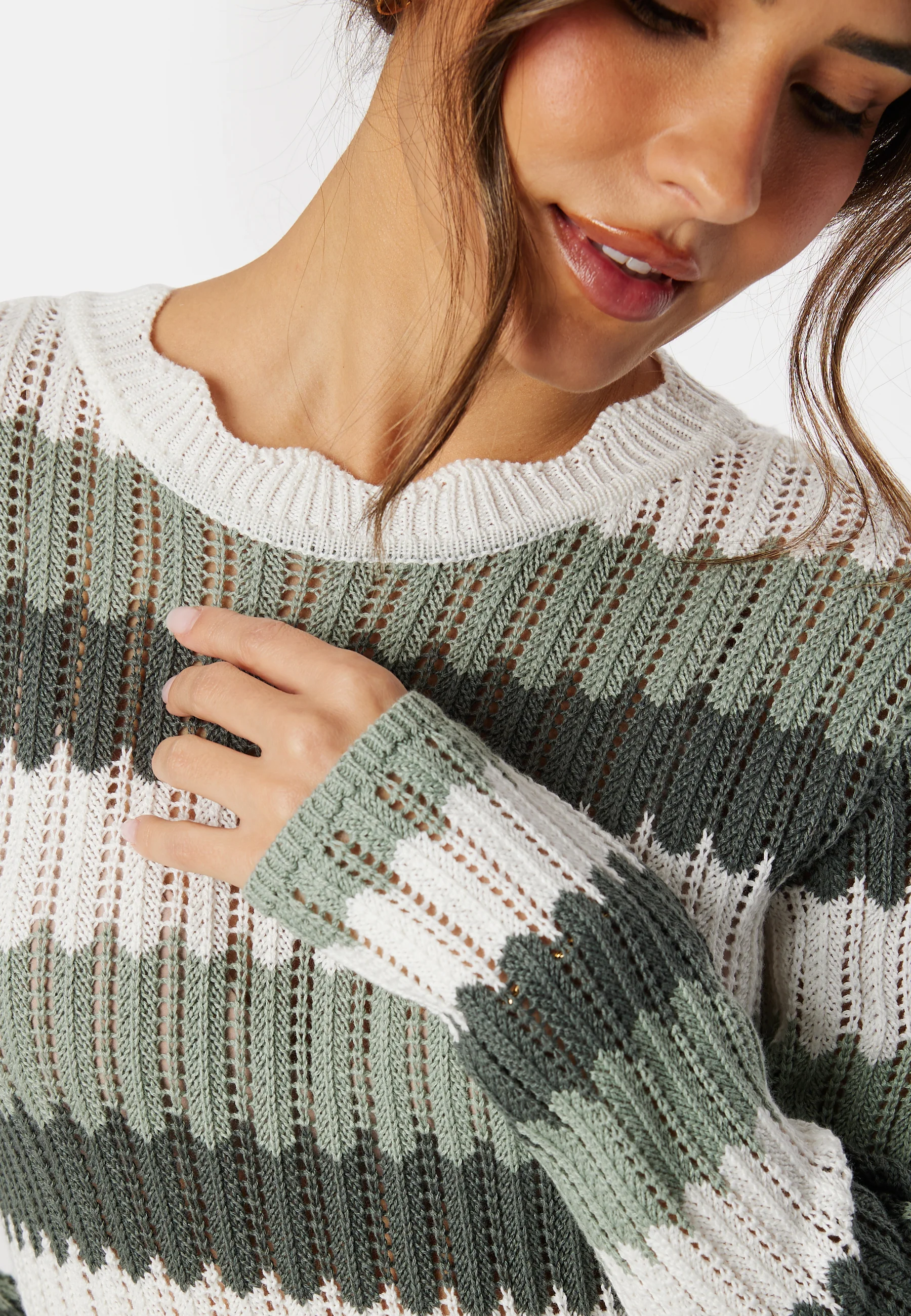 Objwasi L/S O-neck knit dress - Image 3