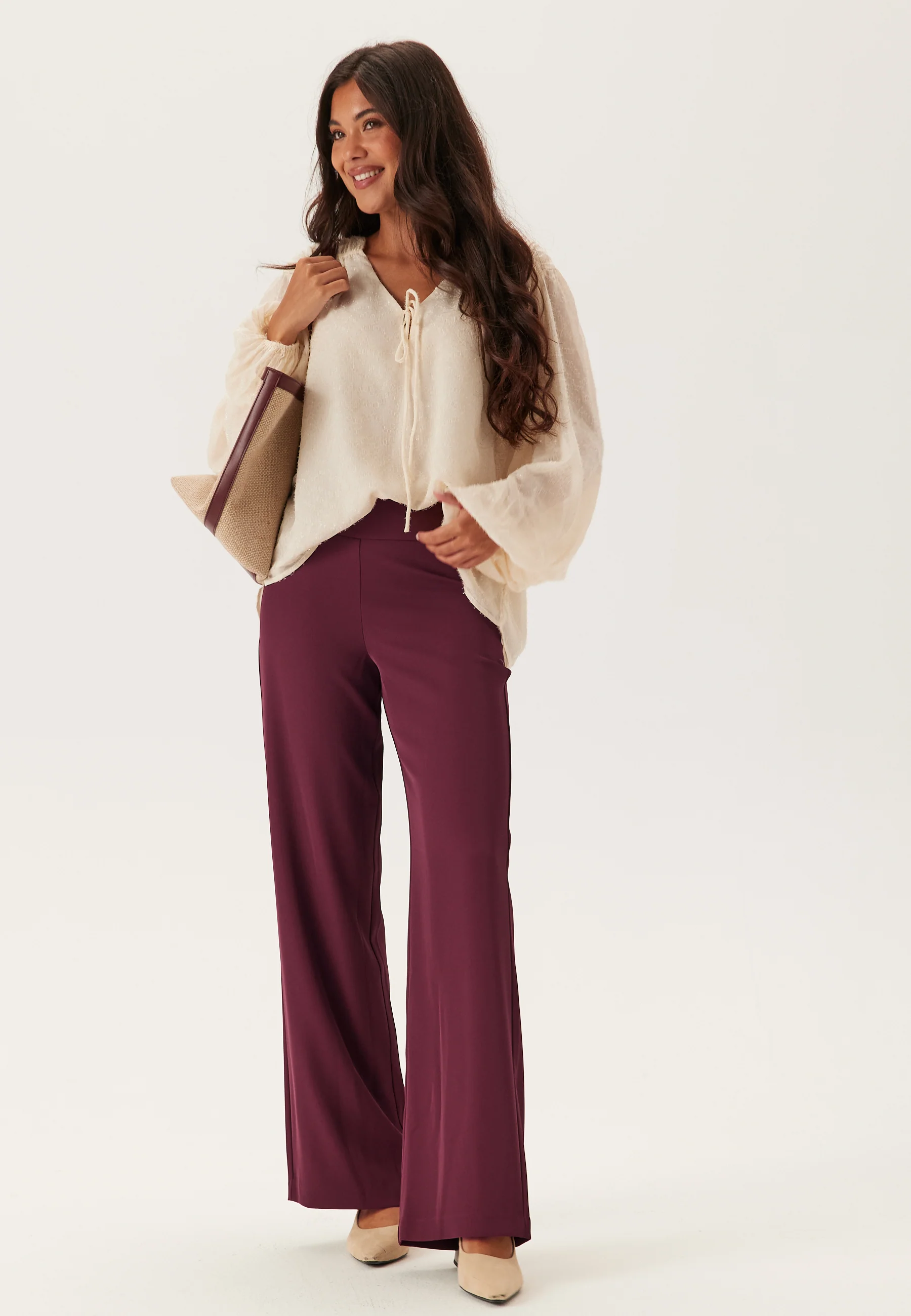 Odelle Wide High Waist Pants - Image 3