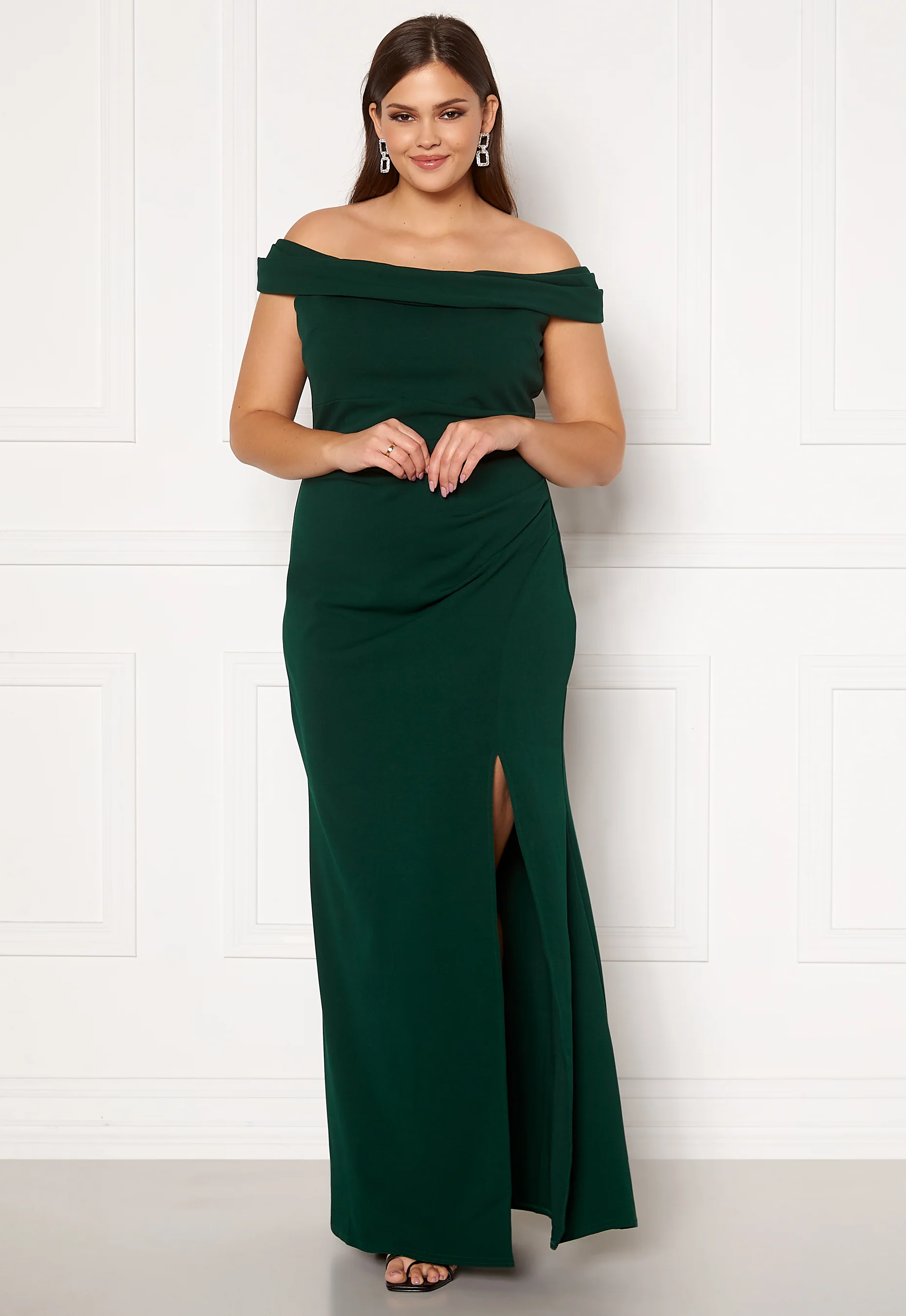 Off Shoulder Maxi Curve Dress - Image 4