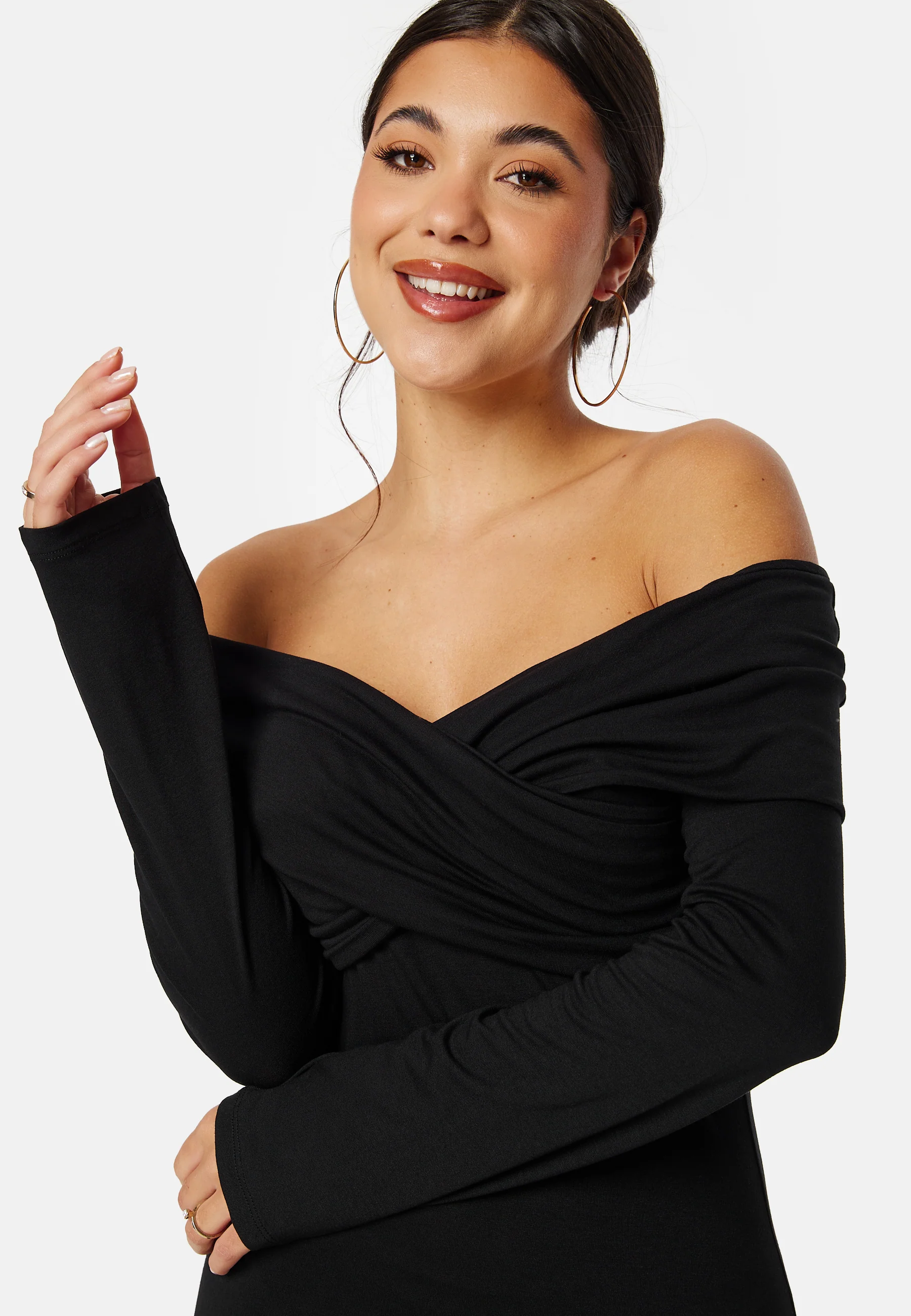 Off Shoulder Maxi Dress - Image 2