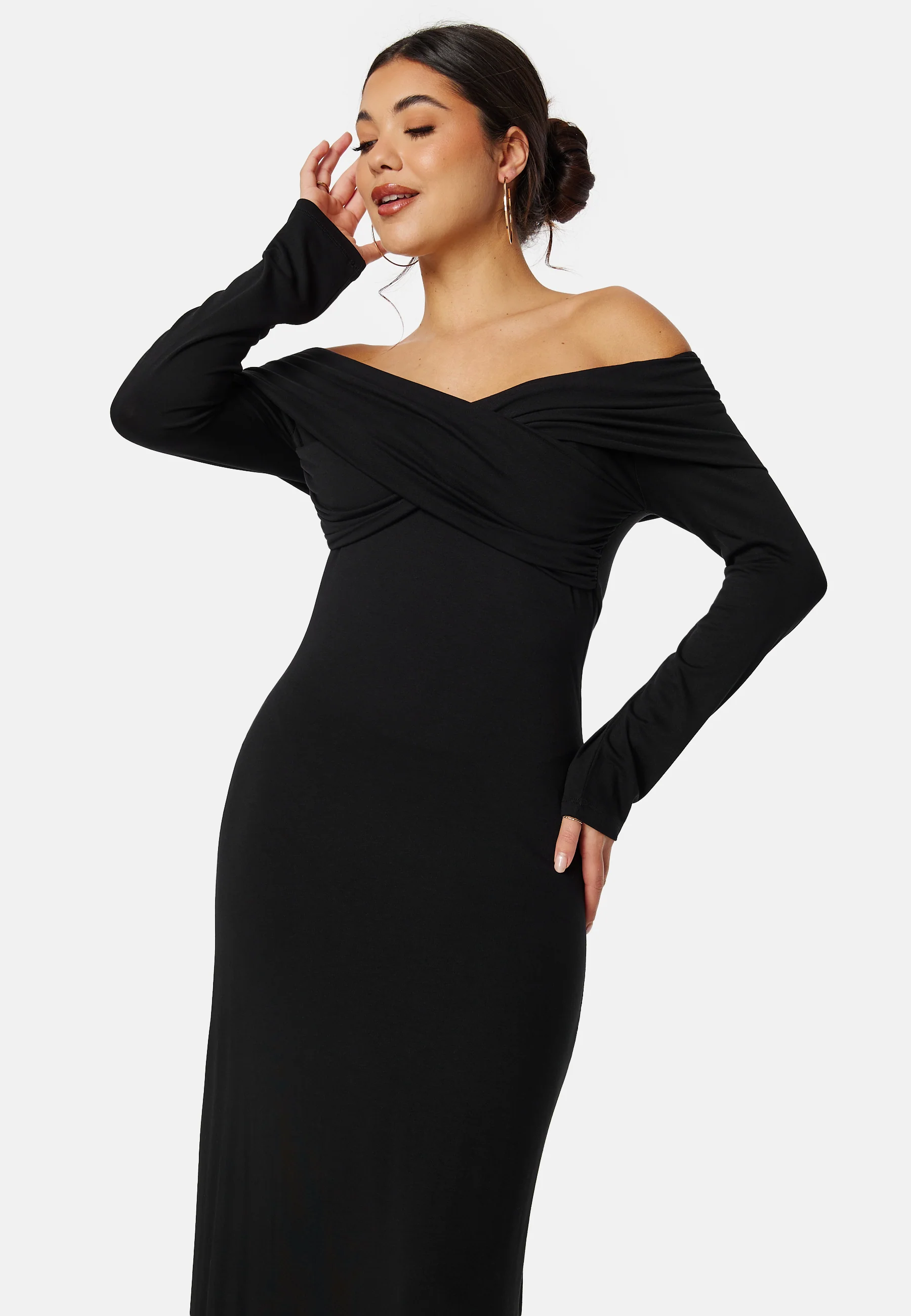 Off Shoulder Maxi Dress - Image 4
