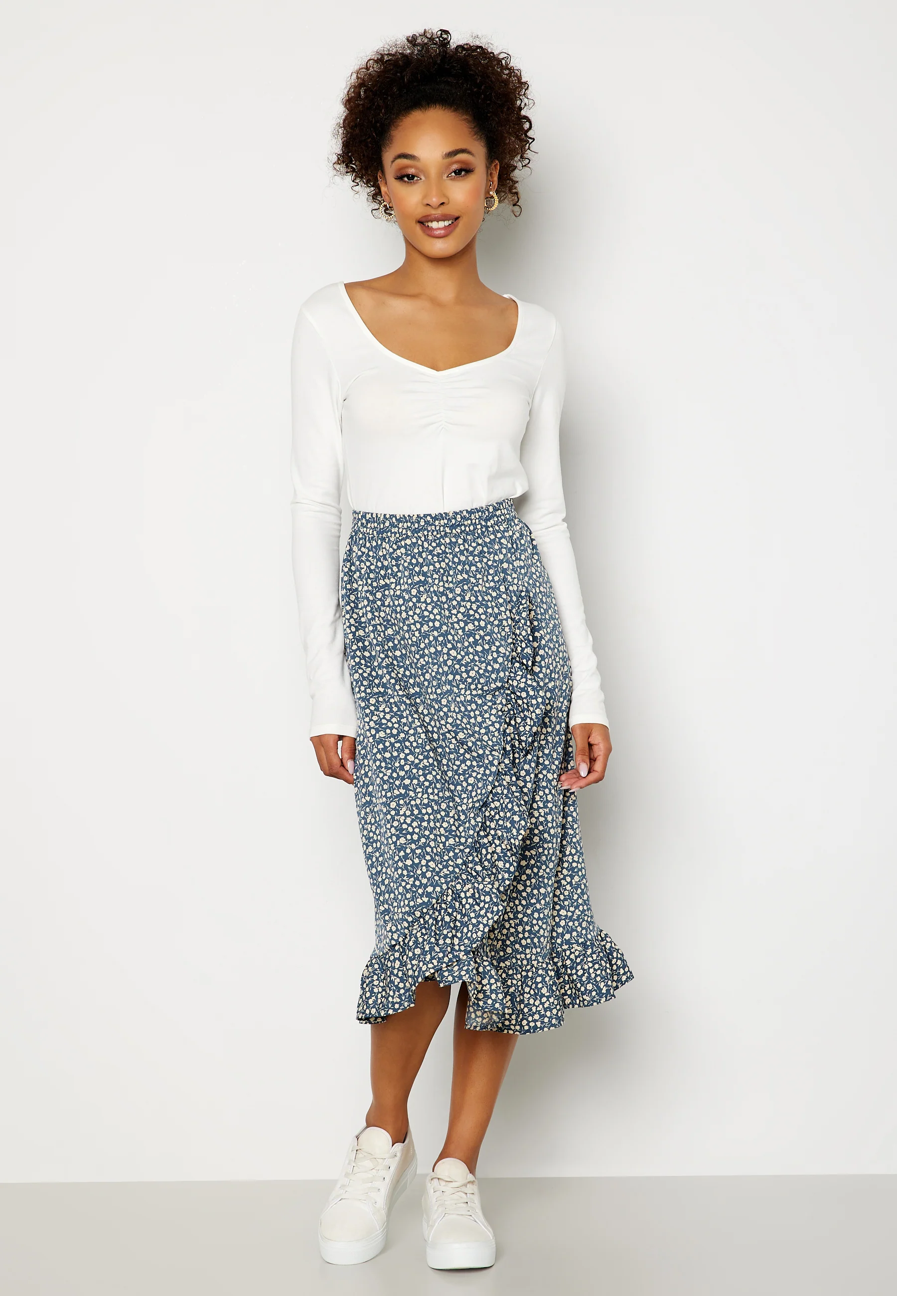 Olivia Long Wrap Skirt