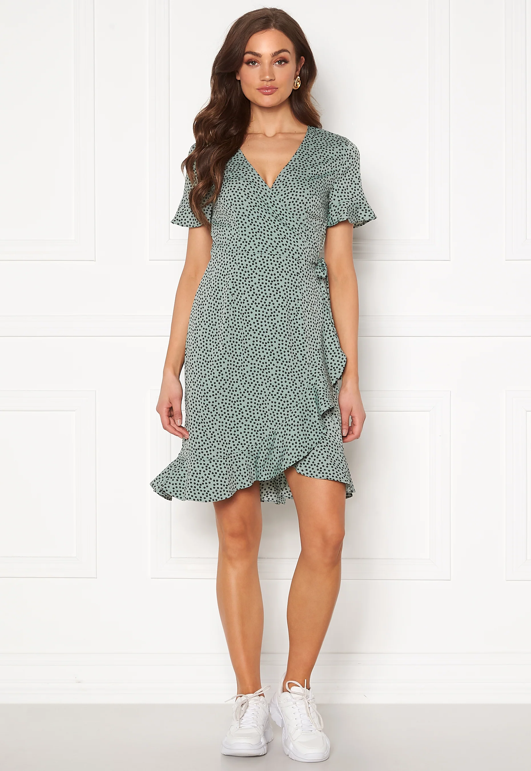 Olivia S/S Wrap Dress - Image 2