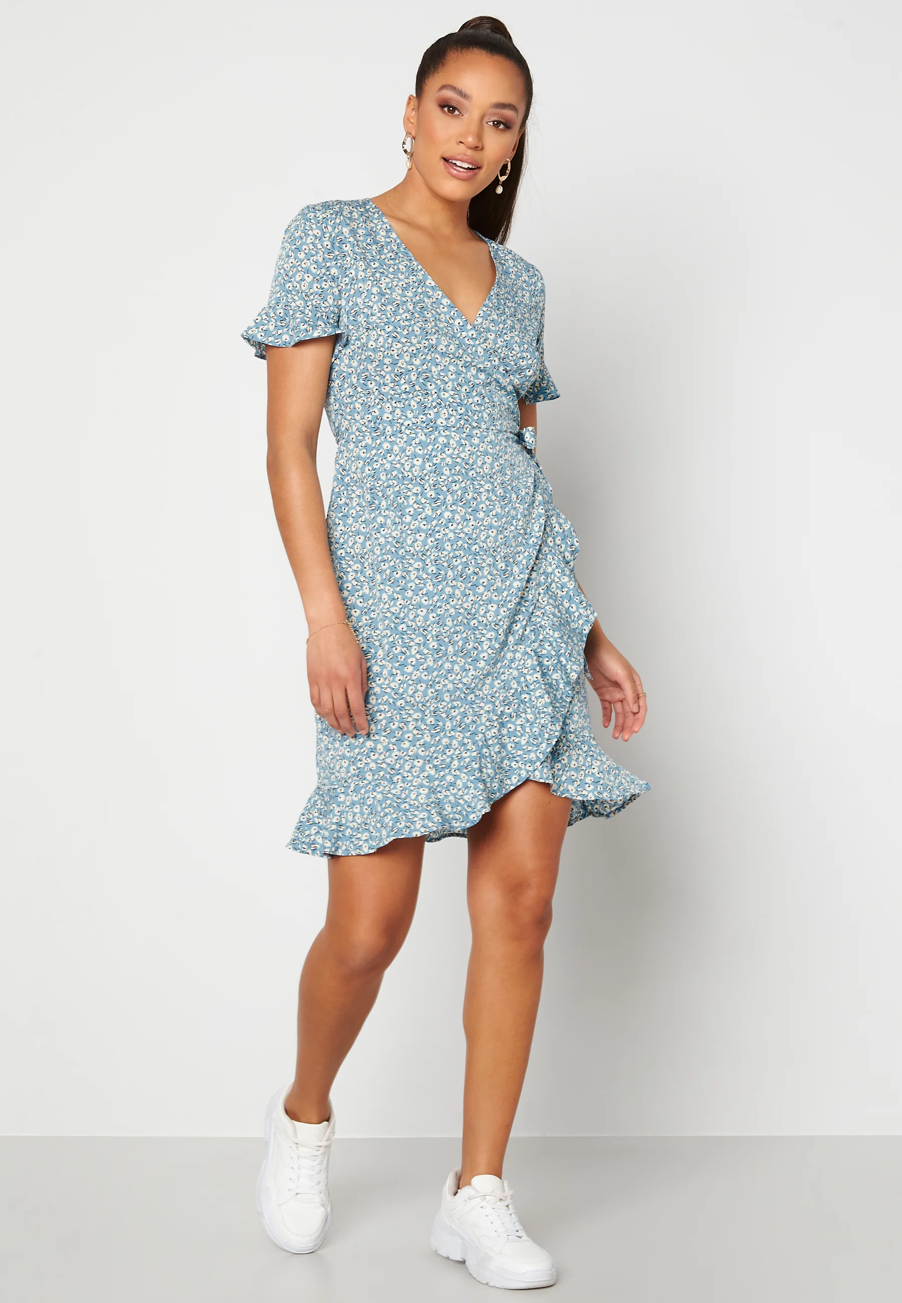 Olivia S/S Wrap Dress - Image 2
