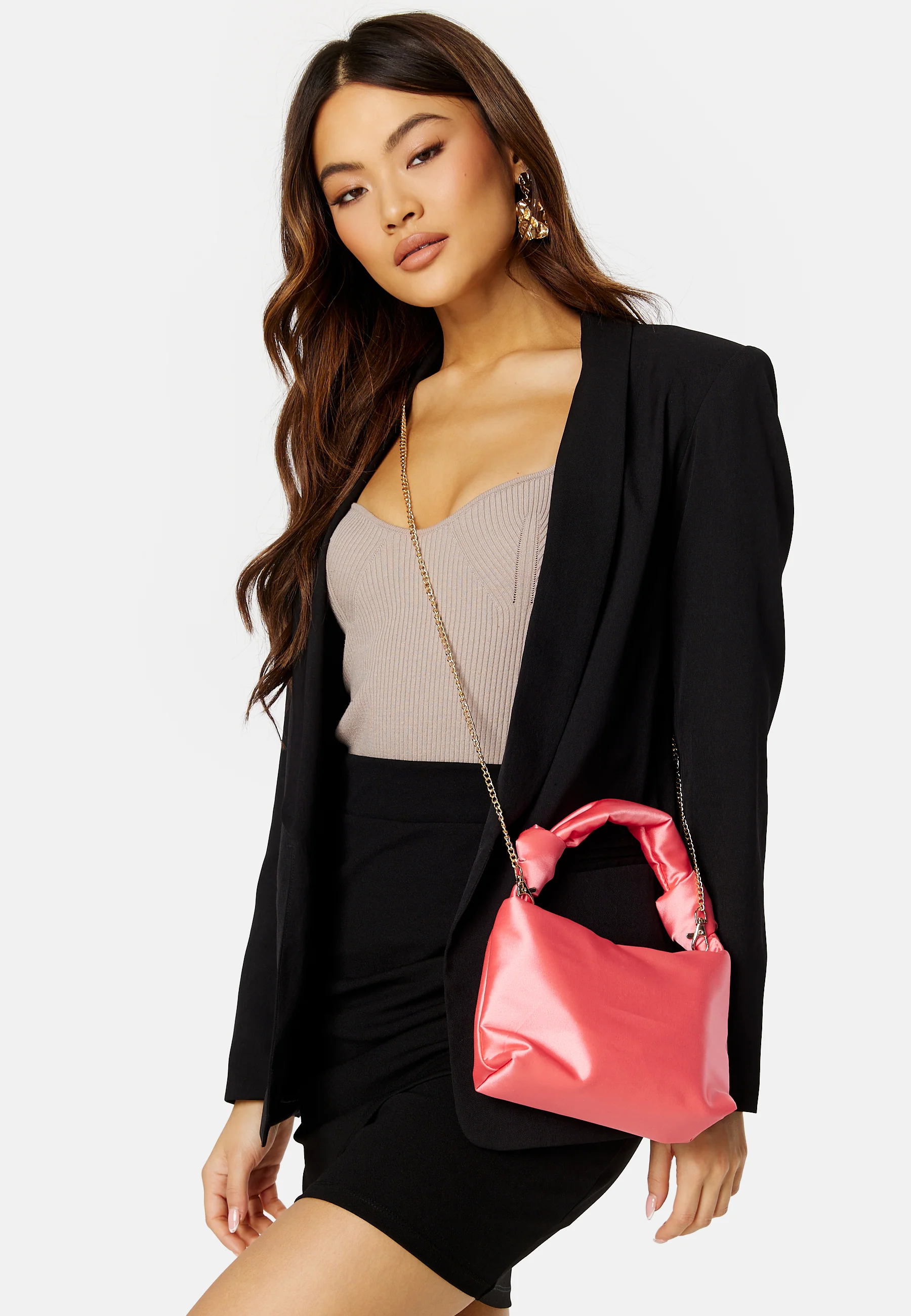 Olivia satin knot bag - Image 6