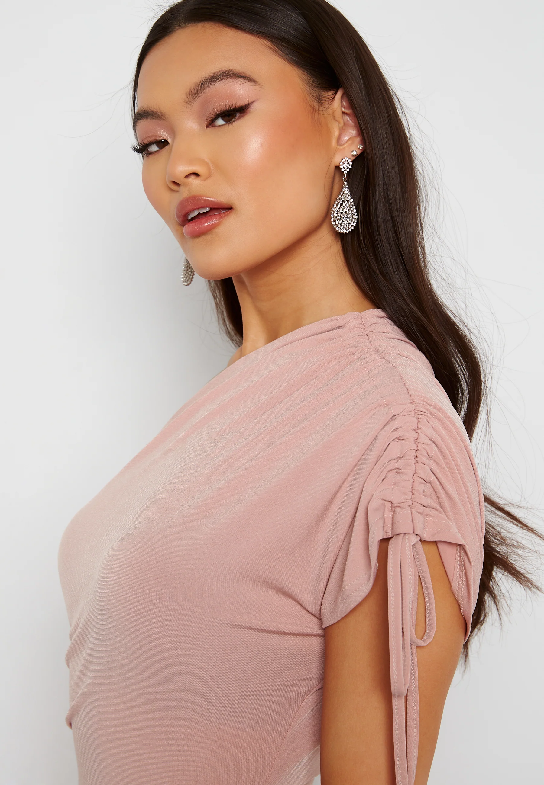 One Shoulder Asymmetric Dress - Image 4