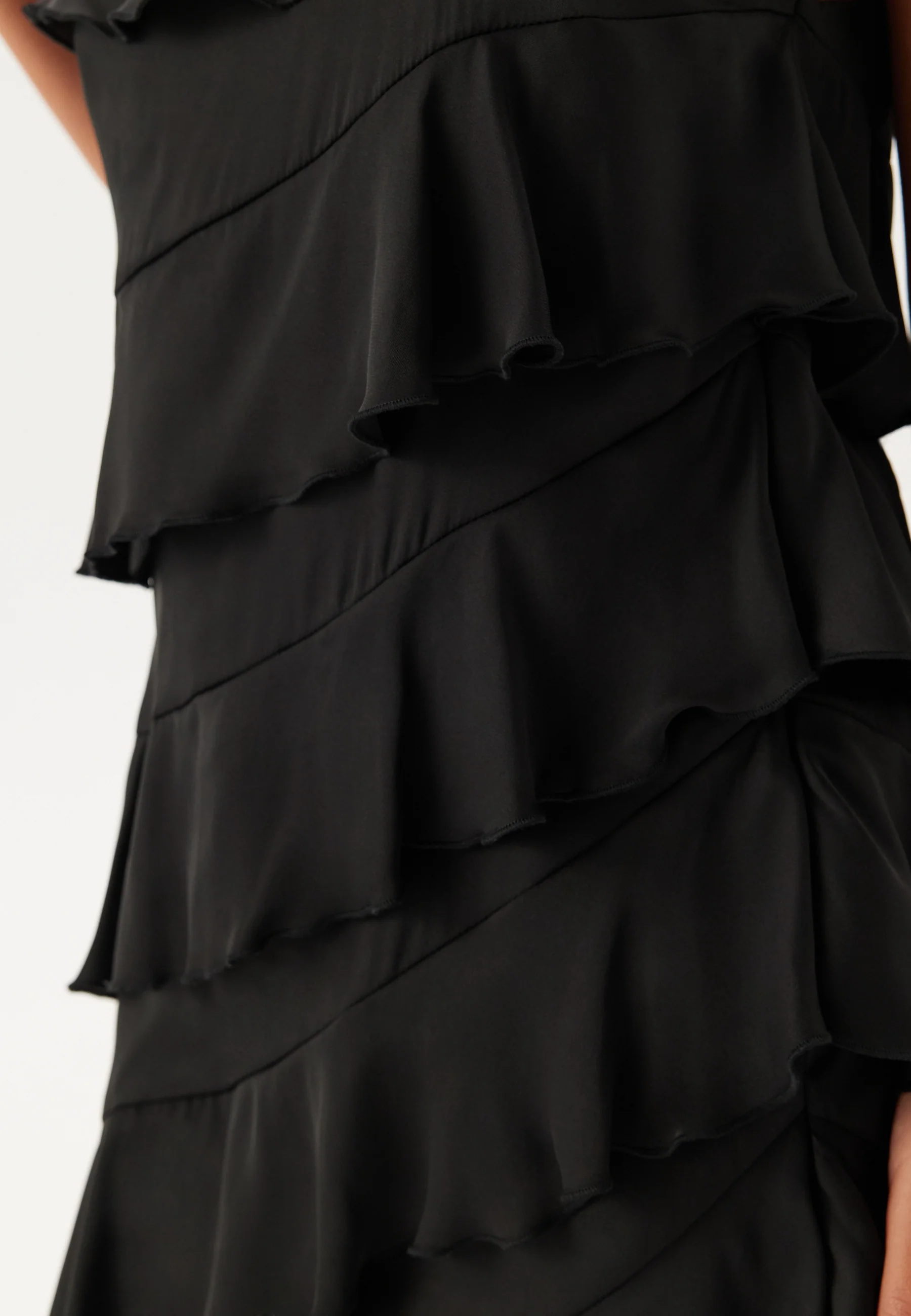 One shoulder Short Frill Dress - Image 4