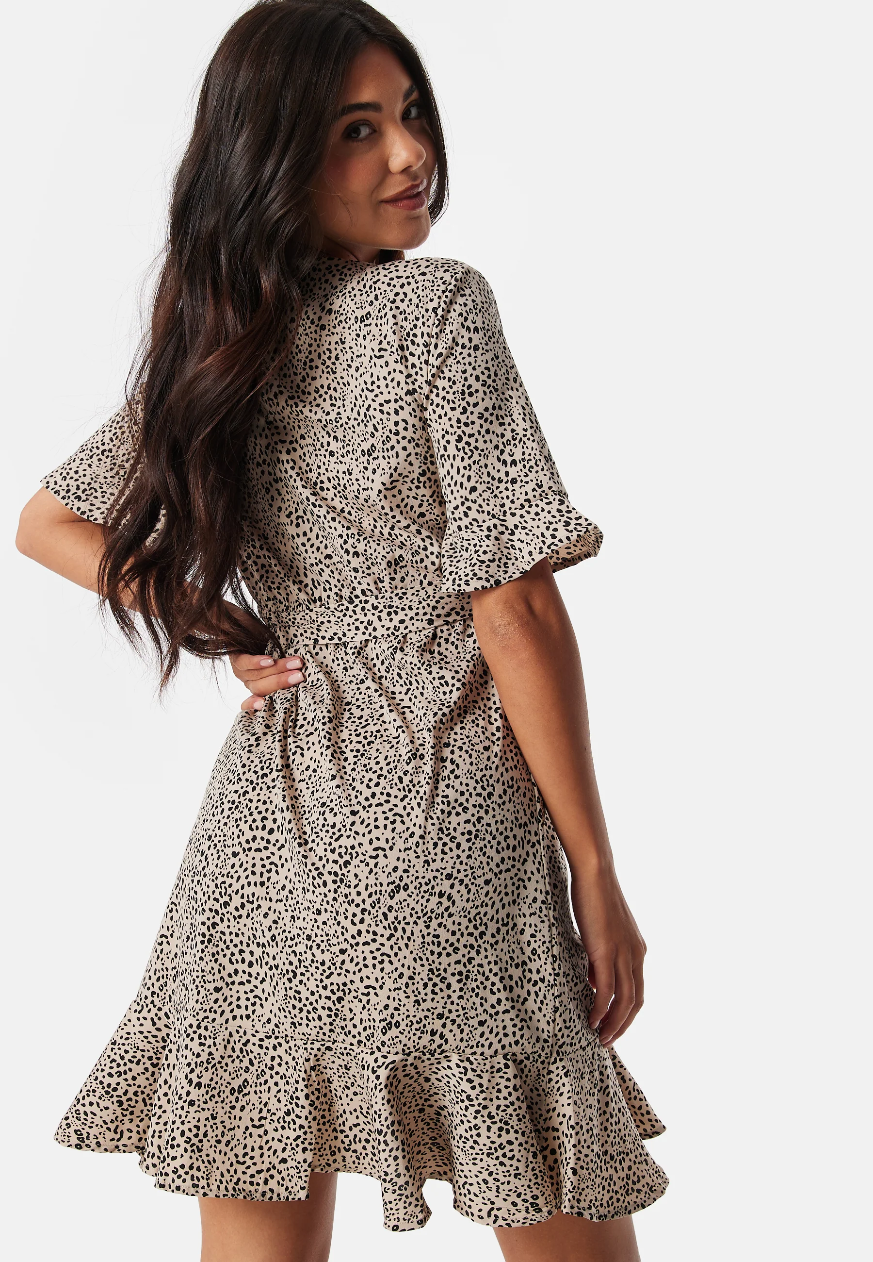Onl New Olivia Short Wrap Dress - Image 2