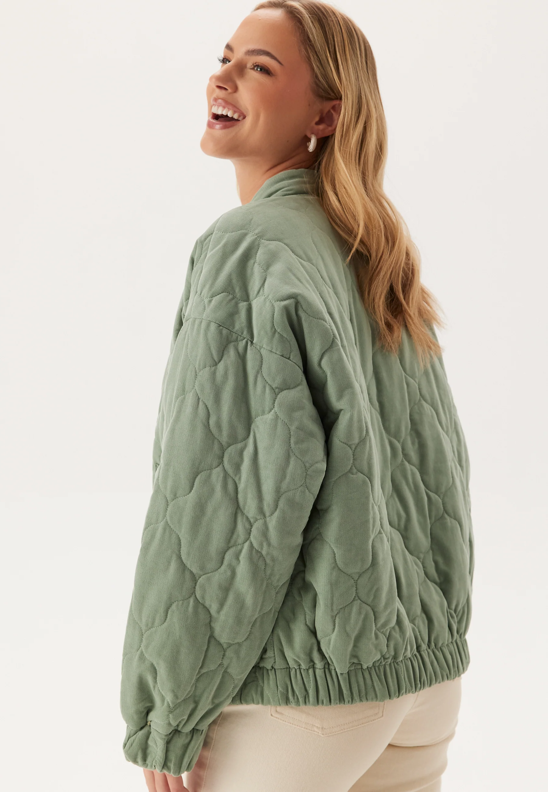 Onlaime L/S CORD QUILT JACKET - Image 2
