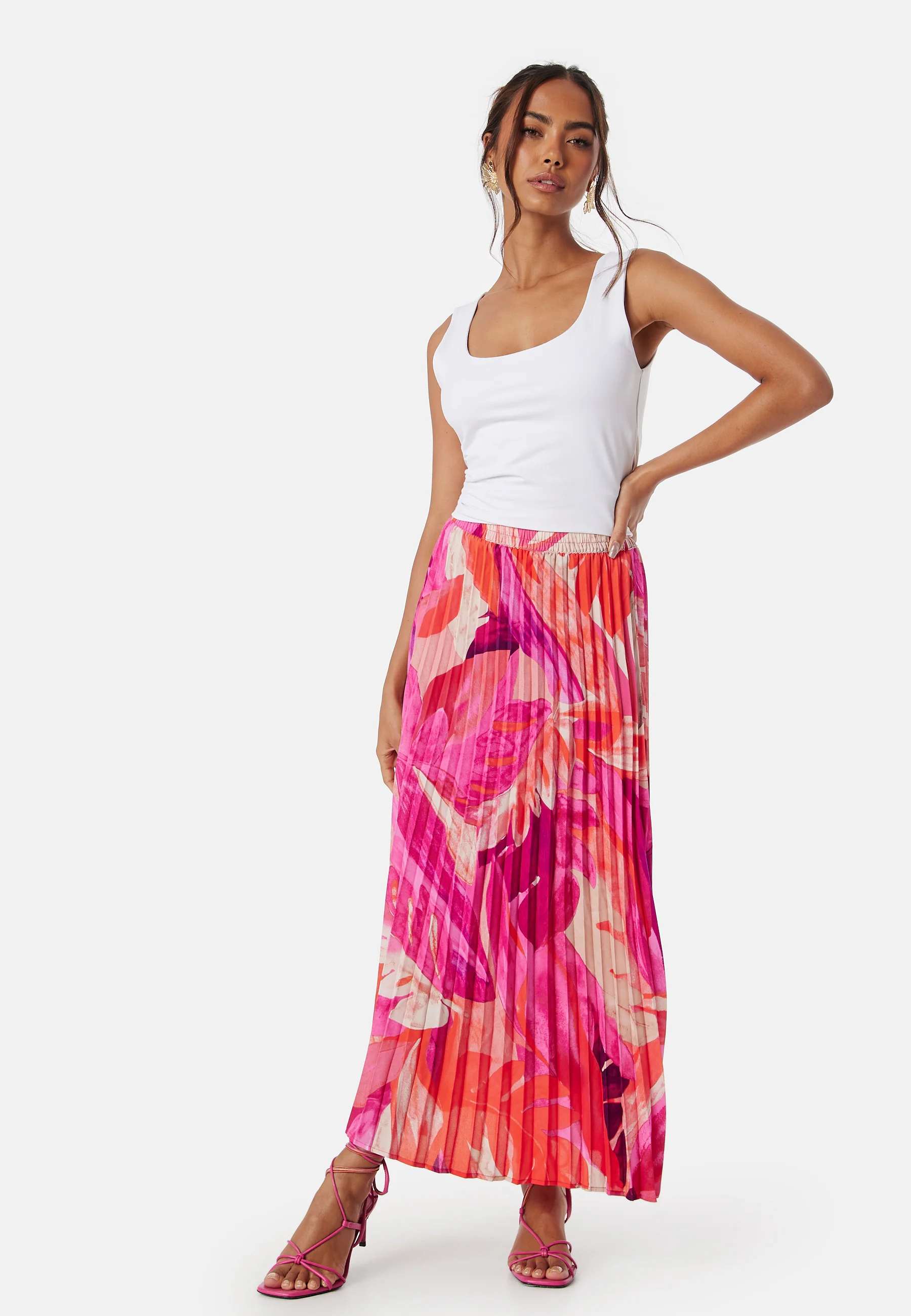Onlalma life poly plisse skirt - Image 3