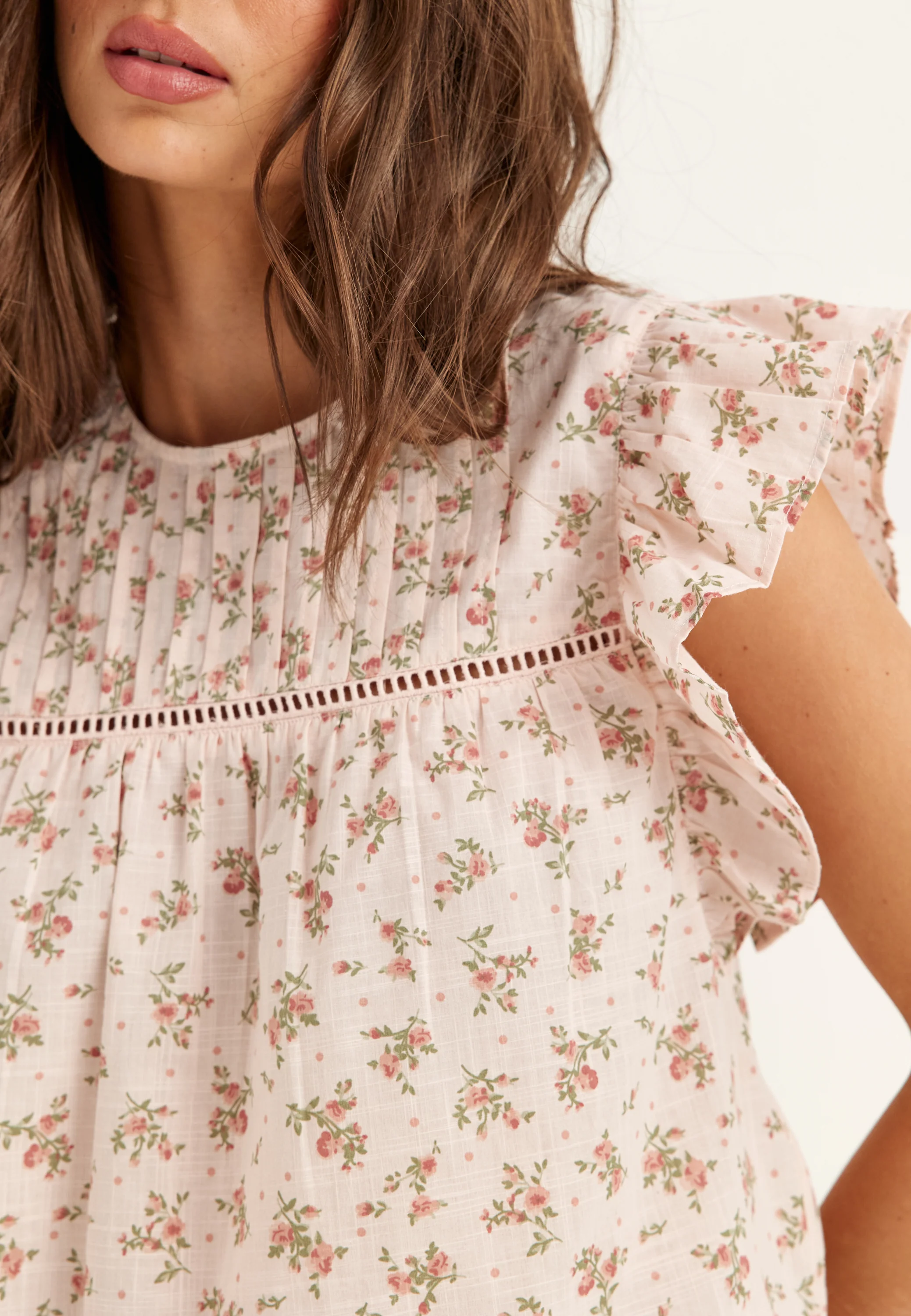 Onlasha Sl Frill O-neck Top - Image 6