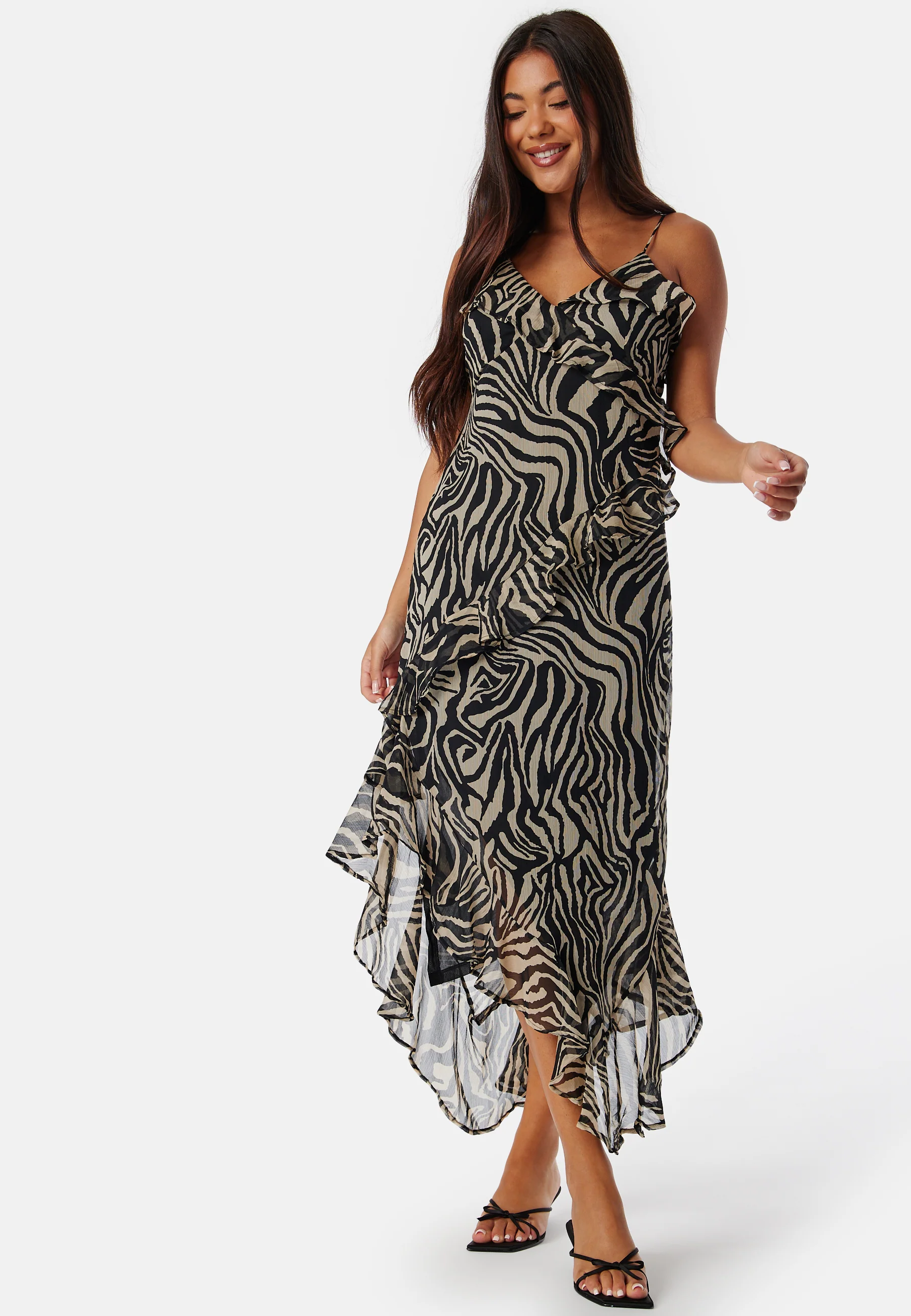 Onlasta life strap frill ankel dress