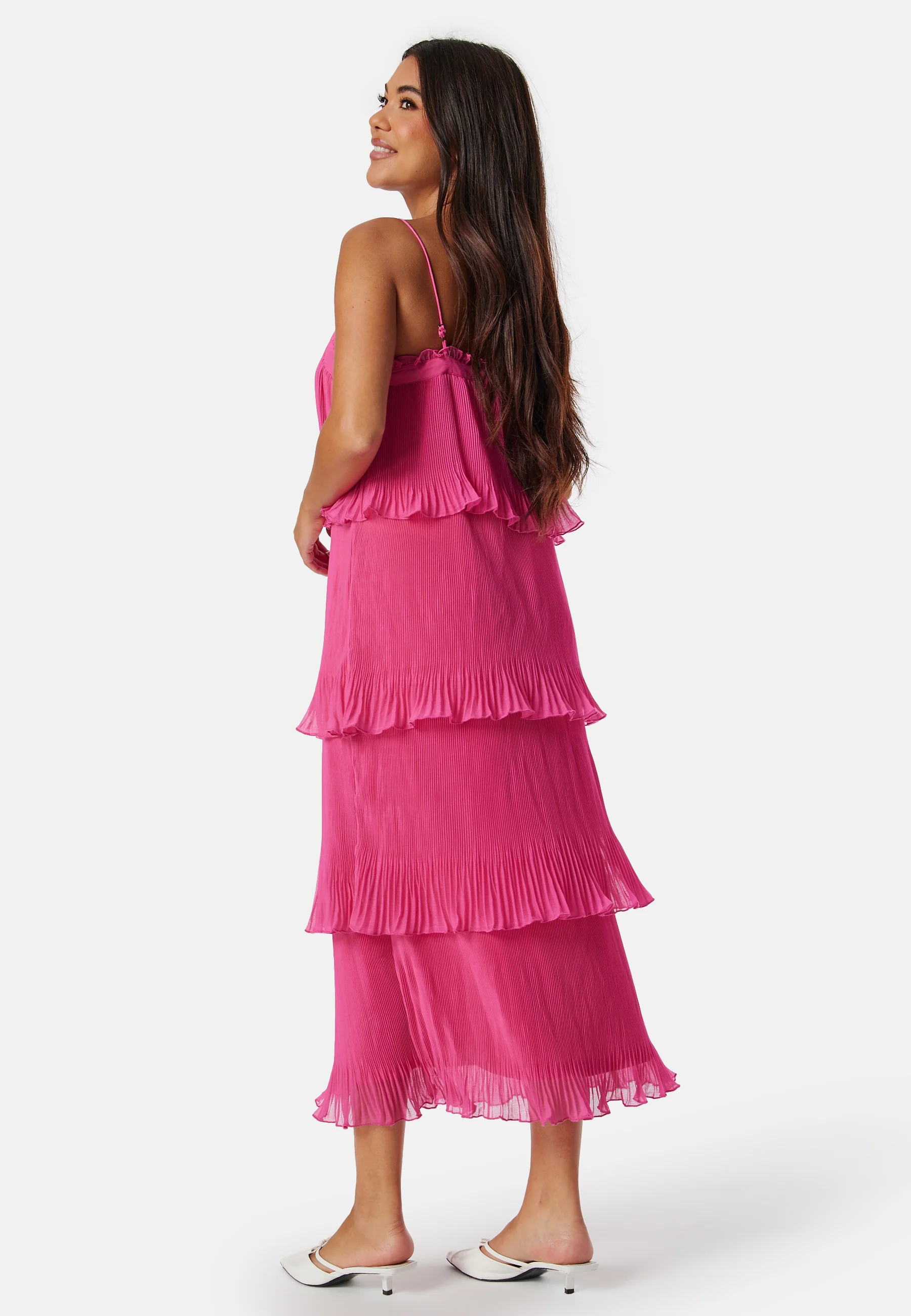 Onlasta life strap plisse midi dress - Image 2