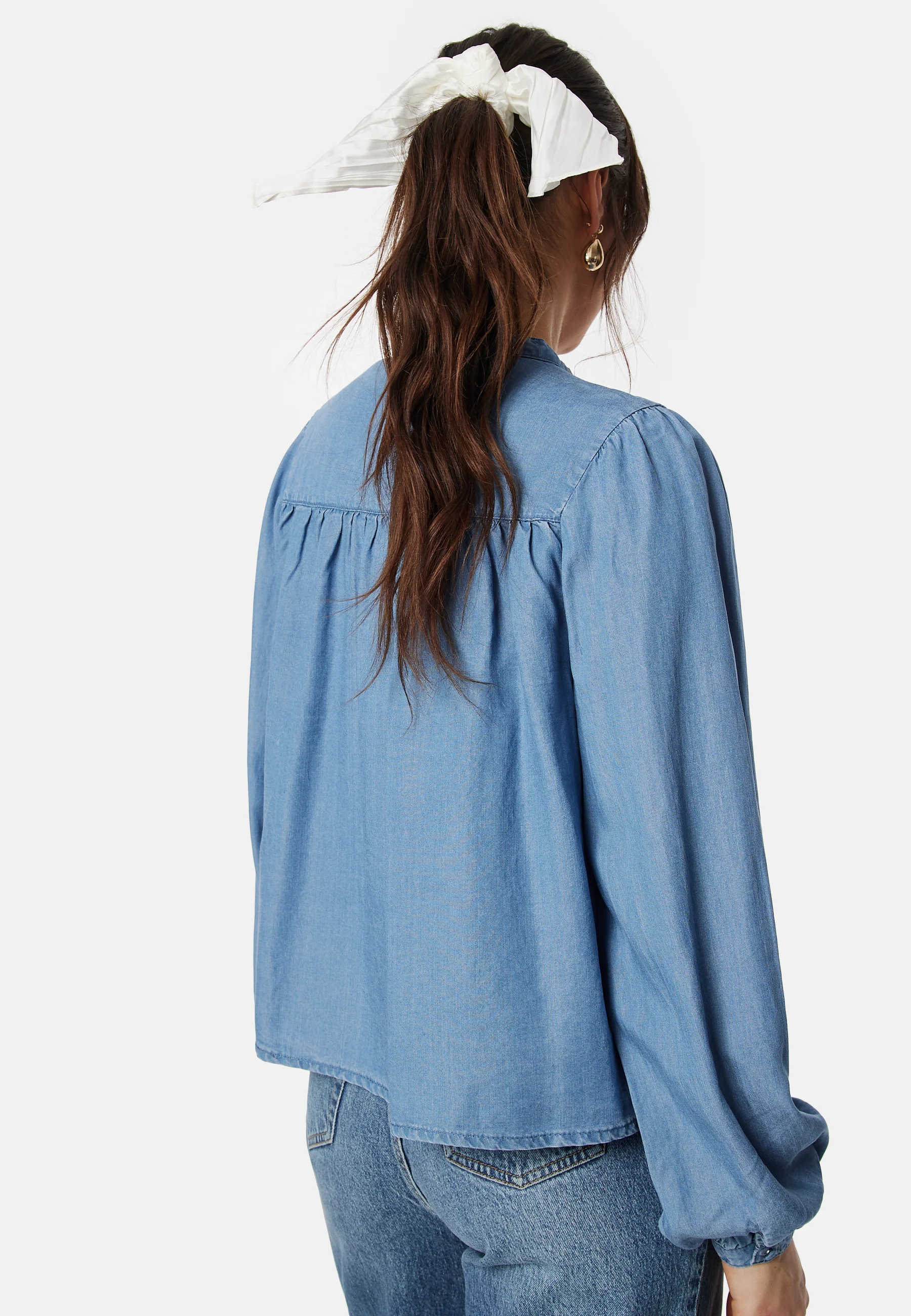 Onlaverie LS denim blouse - Image 2