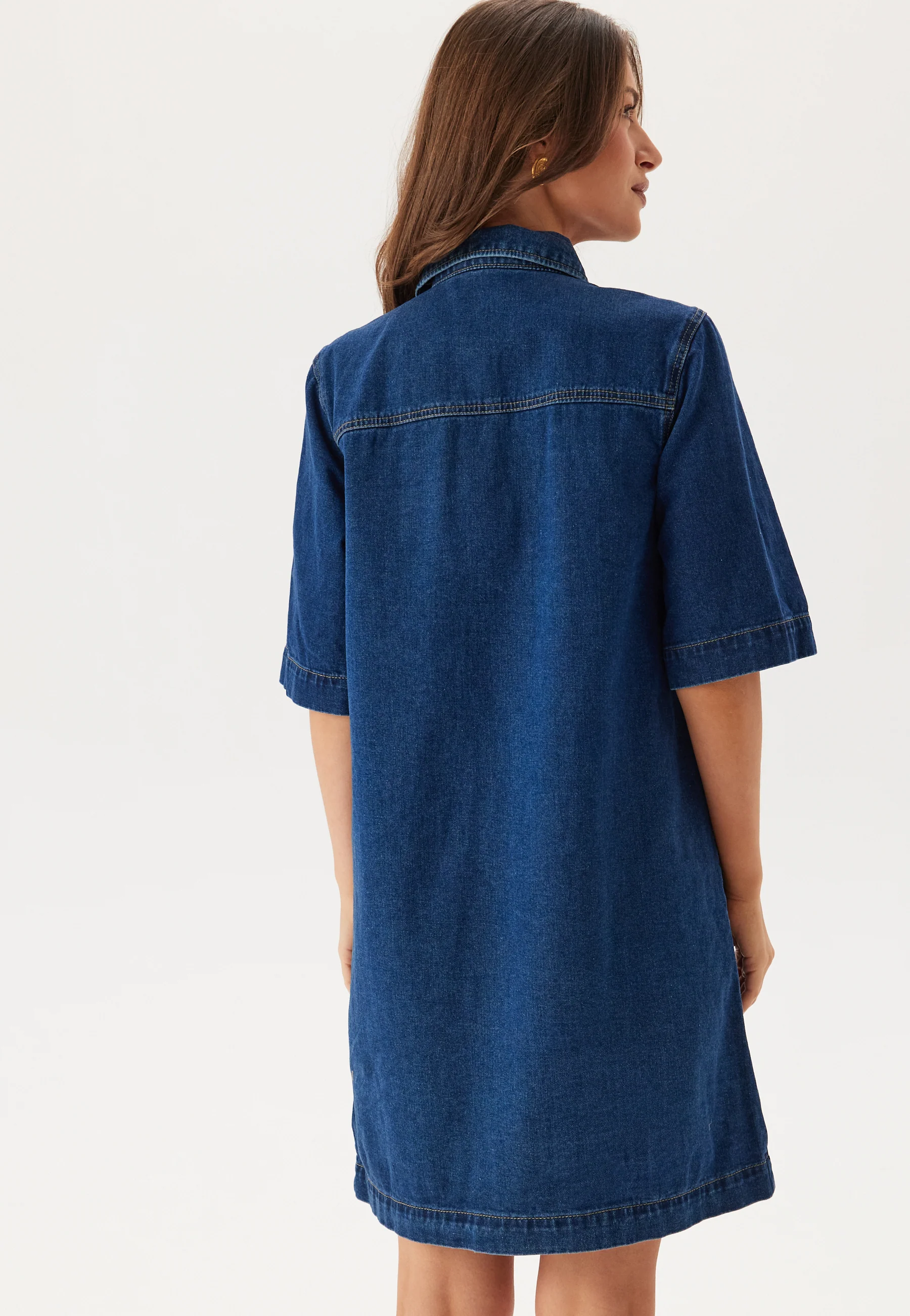Onlbelle S/S BUTTON DRESS DNM - Image 3