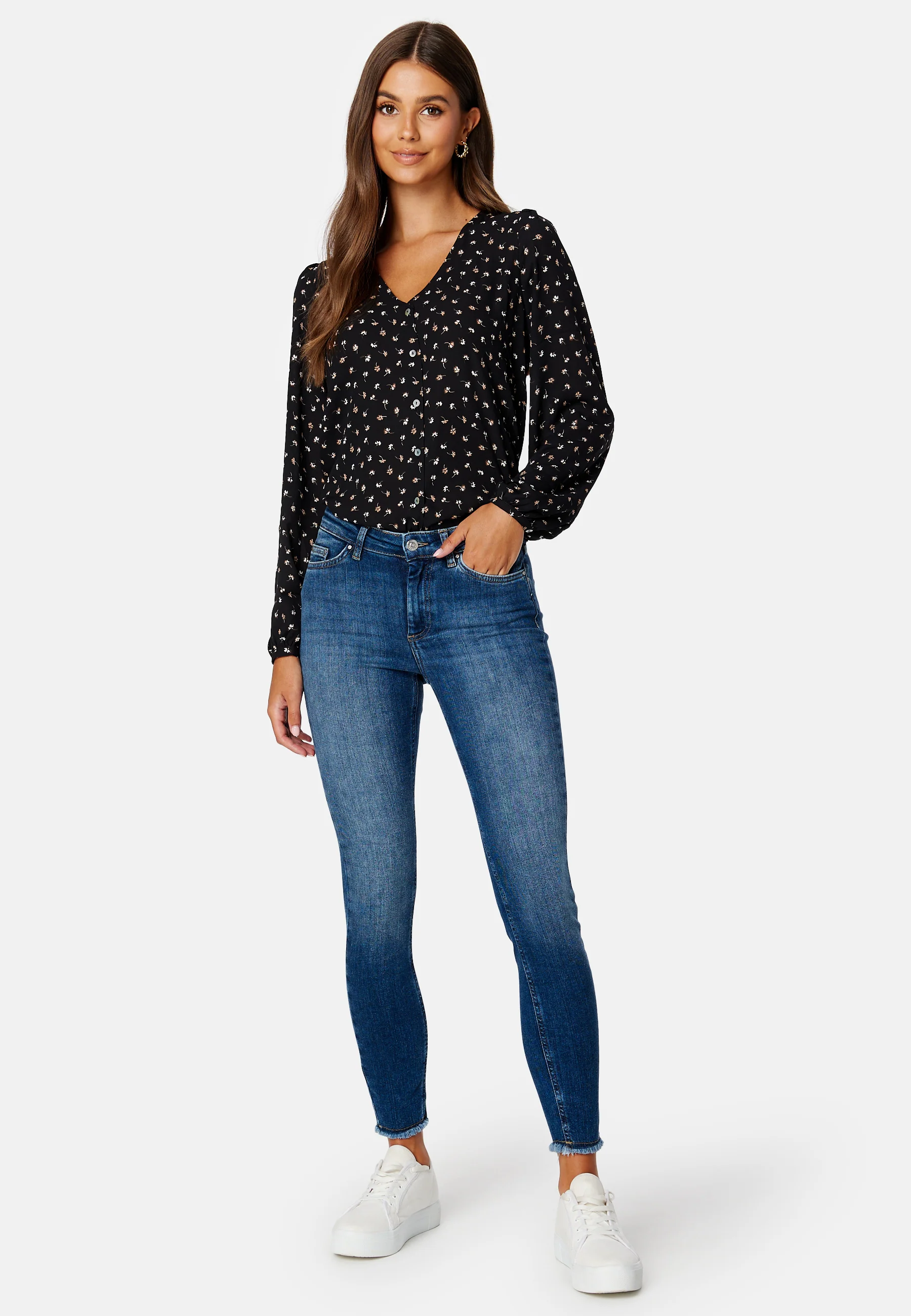 Onlblush Mid Ankle Raw Denim - Image 2
