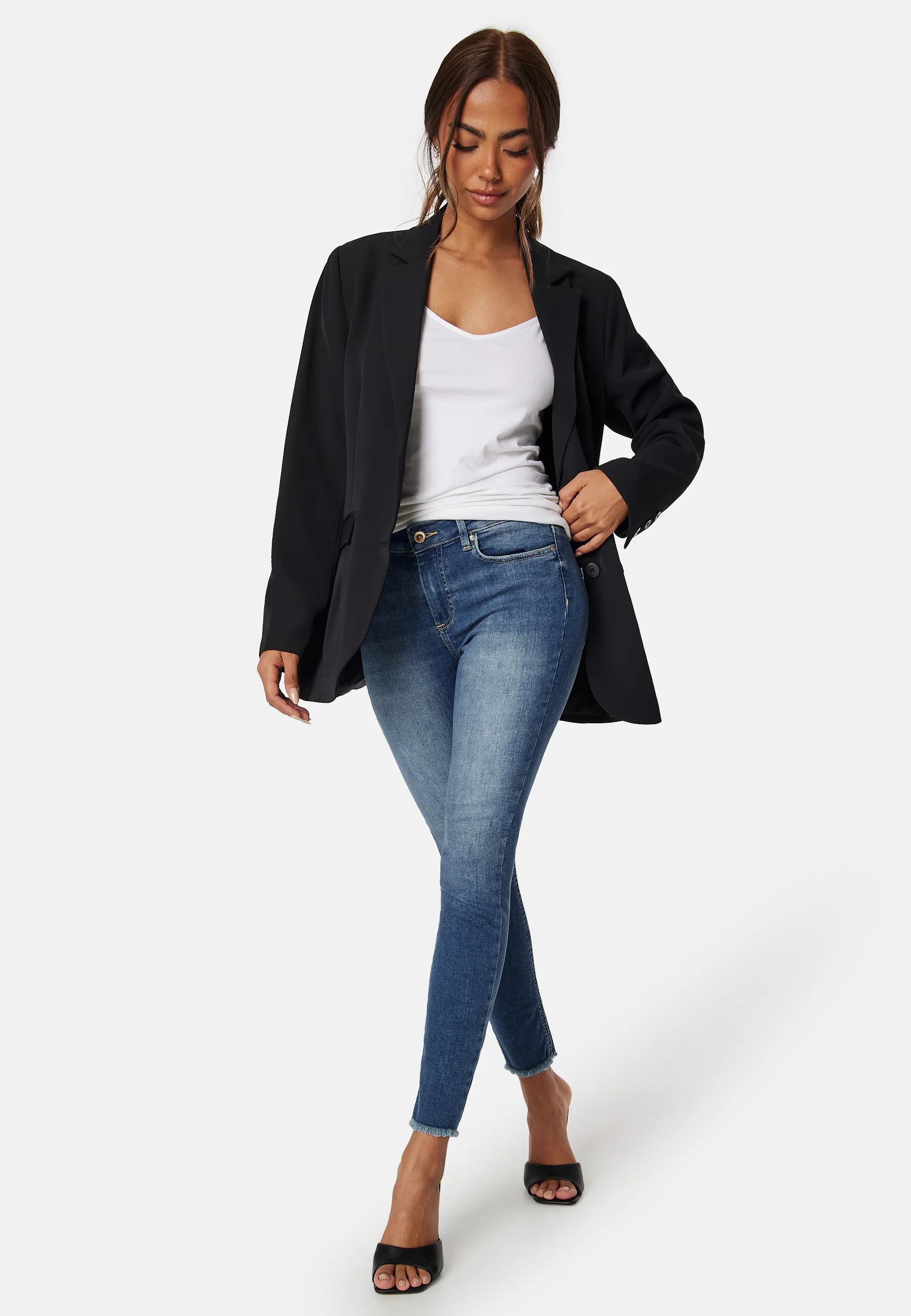 Onlblush Mid SK Ank RW Denim - Image 3