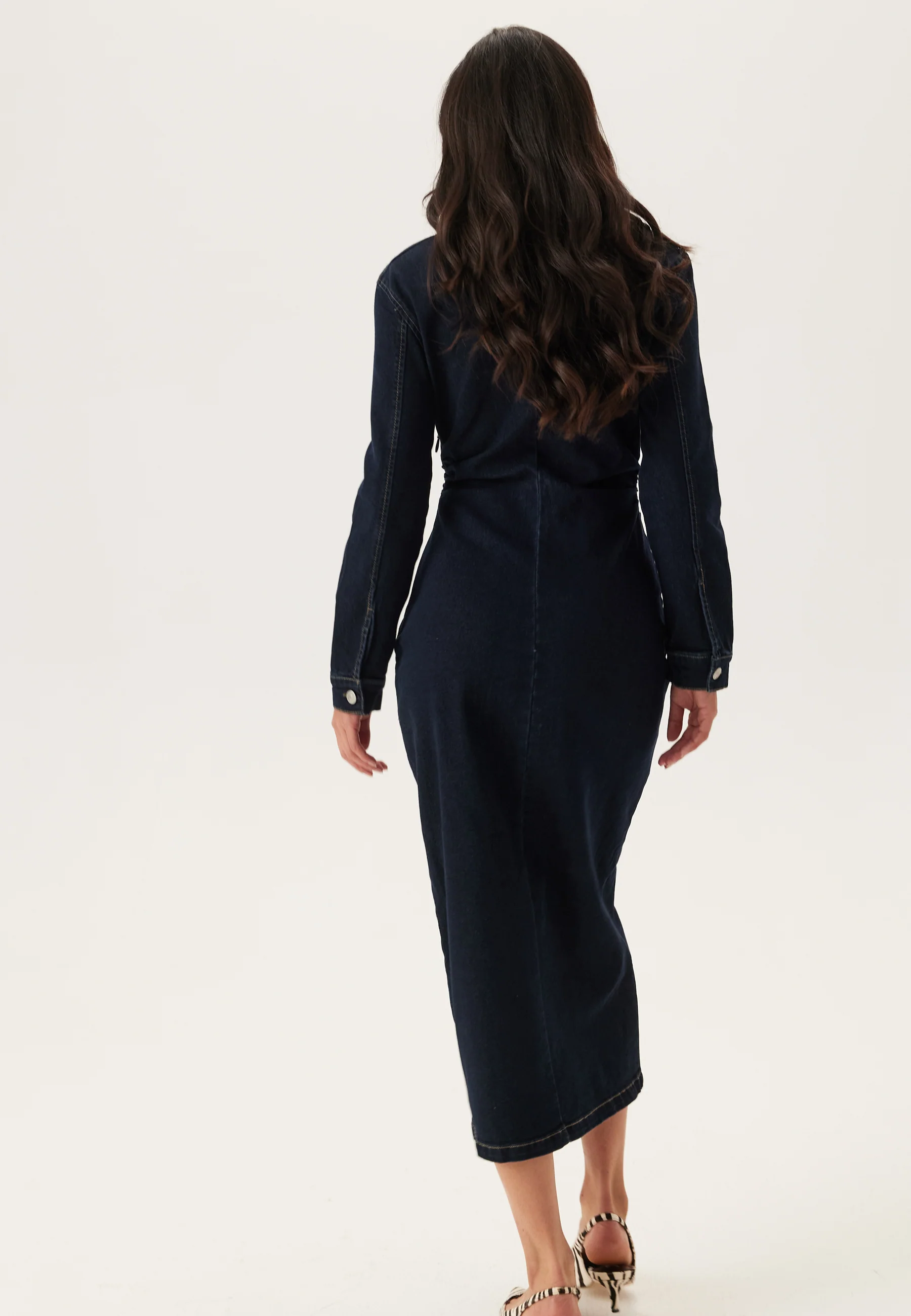 Onlcaitlin Ls Dnm Dress - Image 3