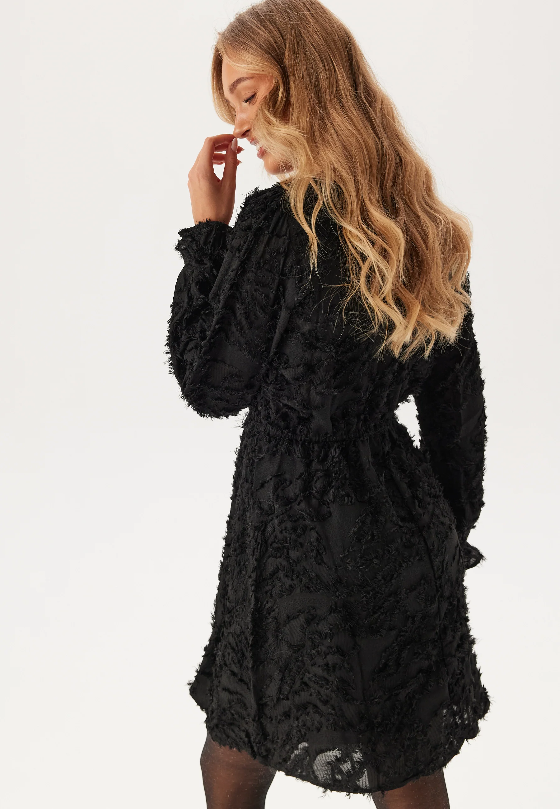 Onlcammie L/S V-NECK FRILL DRE - Image 2
