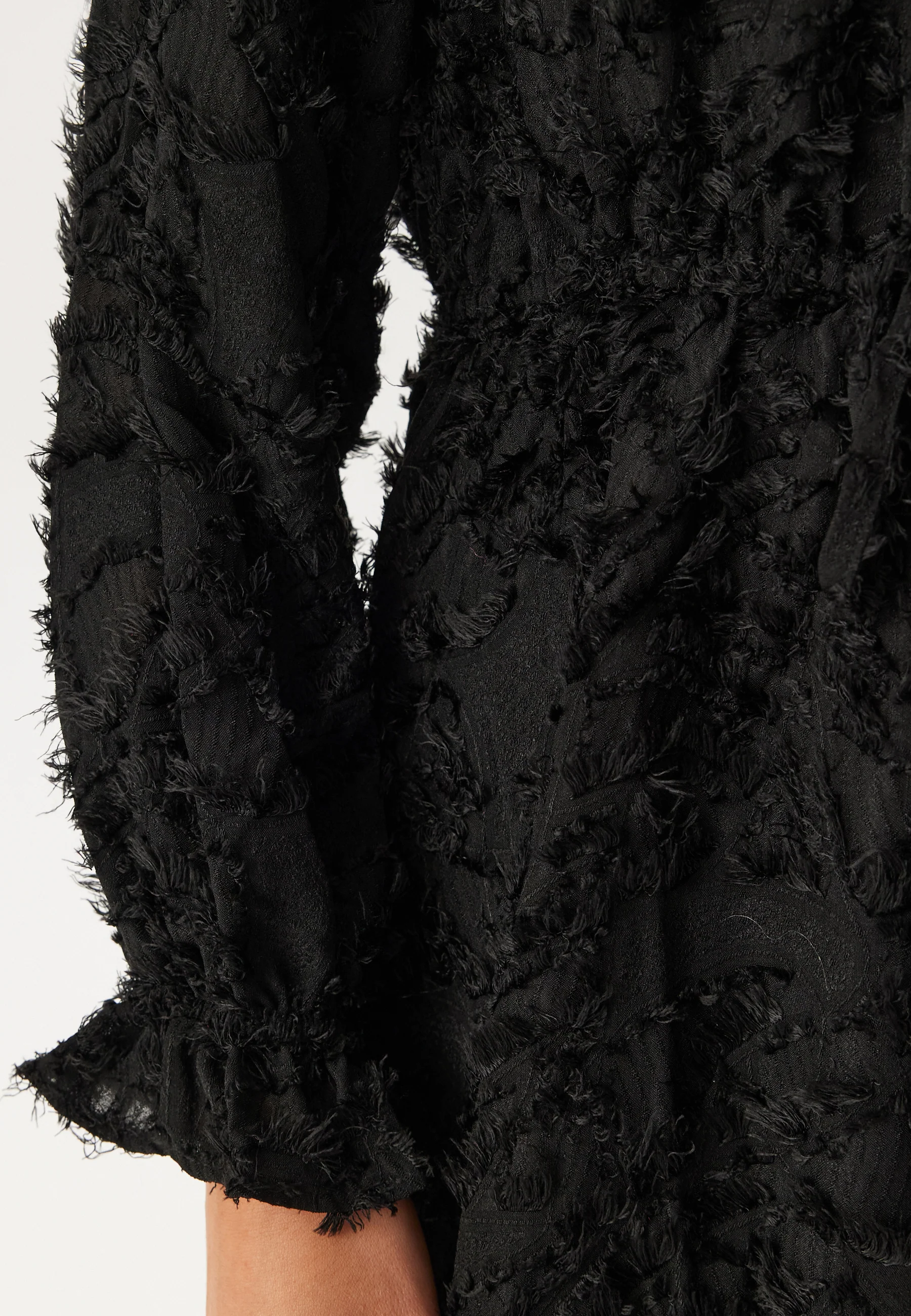 Onlcammie L/S V-NECK FRILL DRE - Image 4