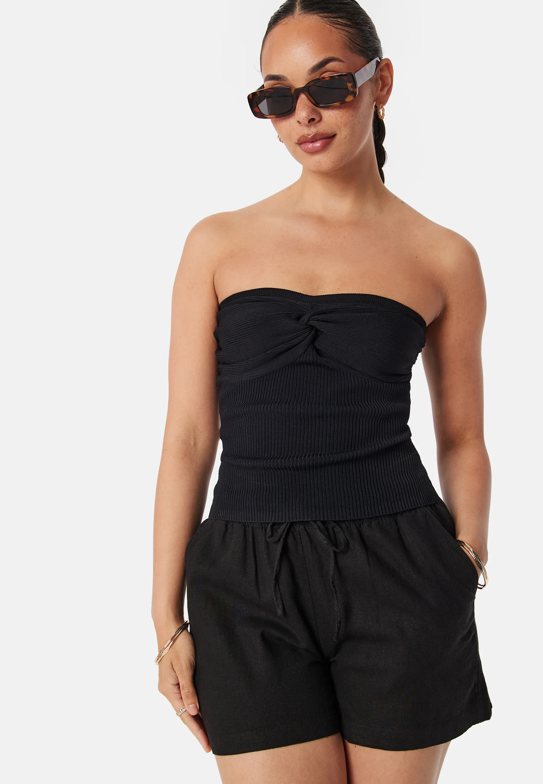 Onlcaro Linen Pull-Up Shorts - Image 5