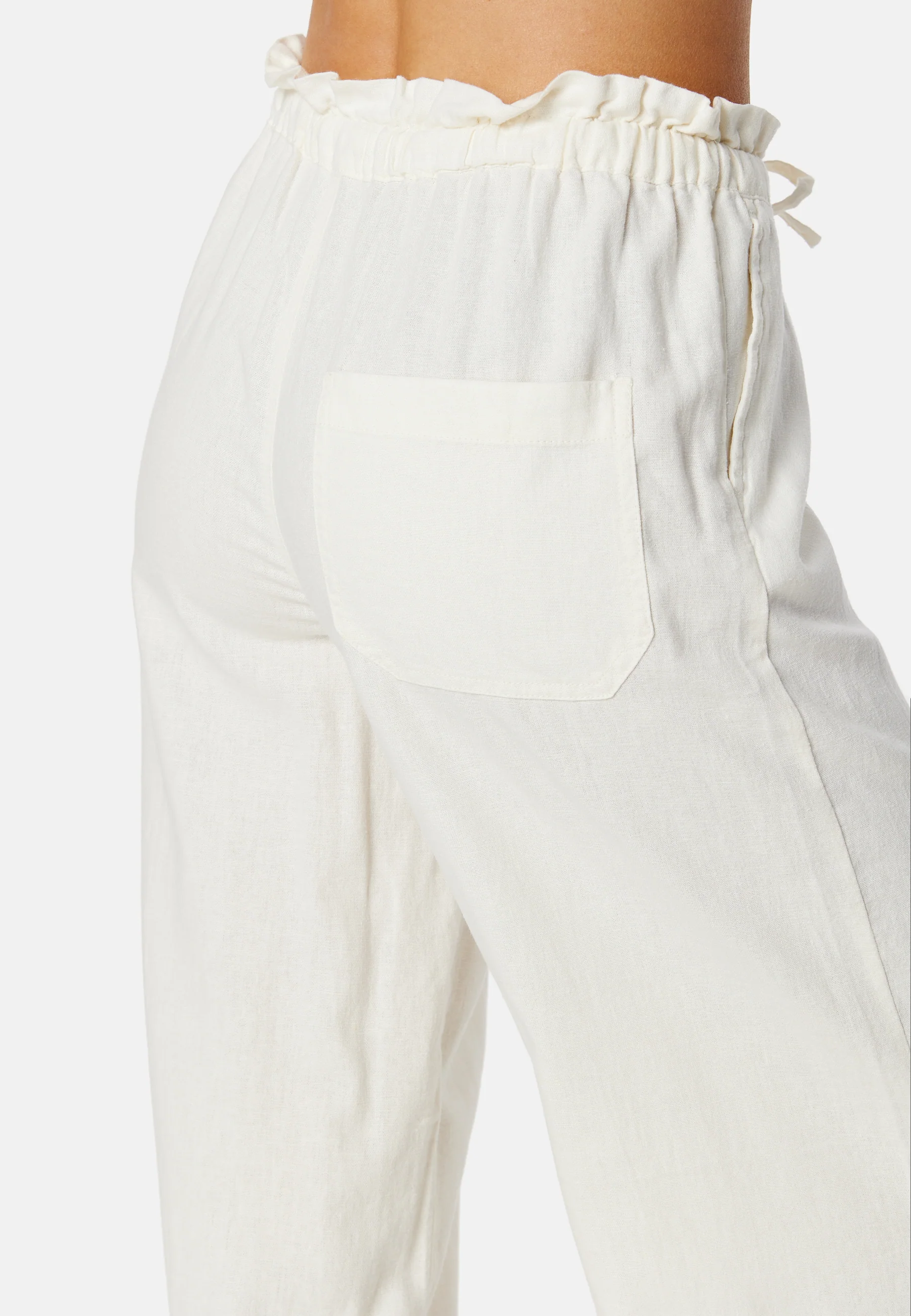 Onlcaro Wide Linen Bl Pant - Image 2
