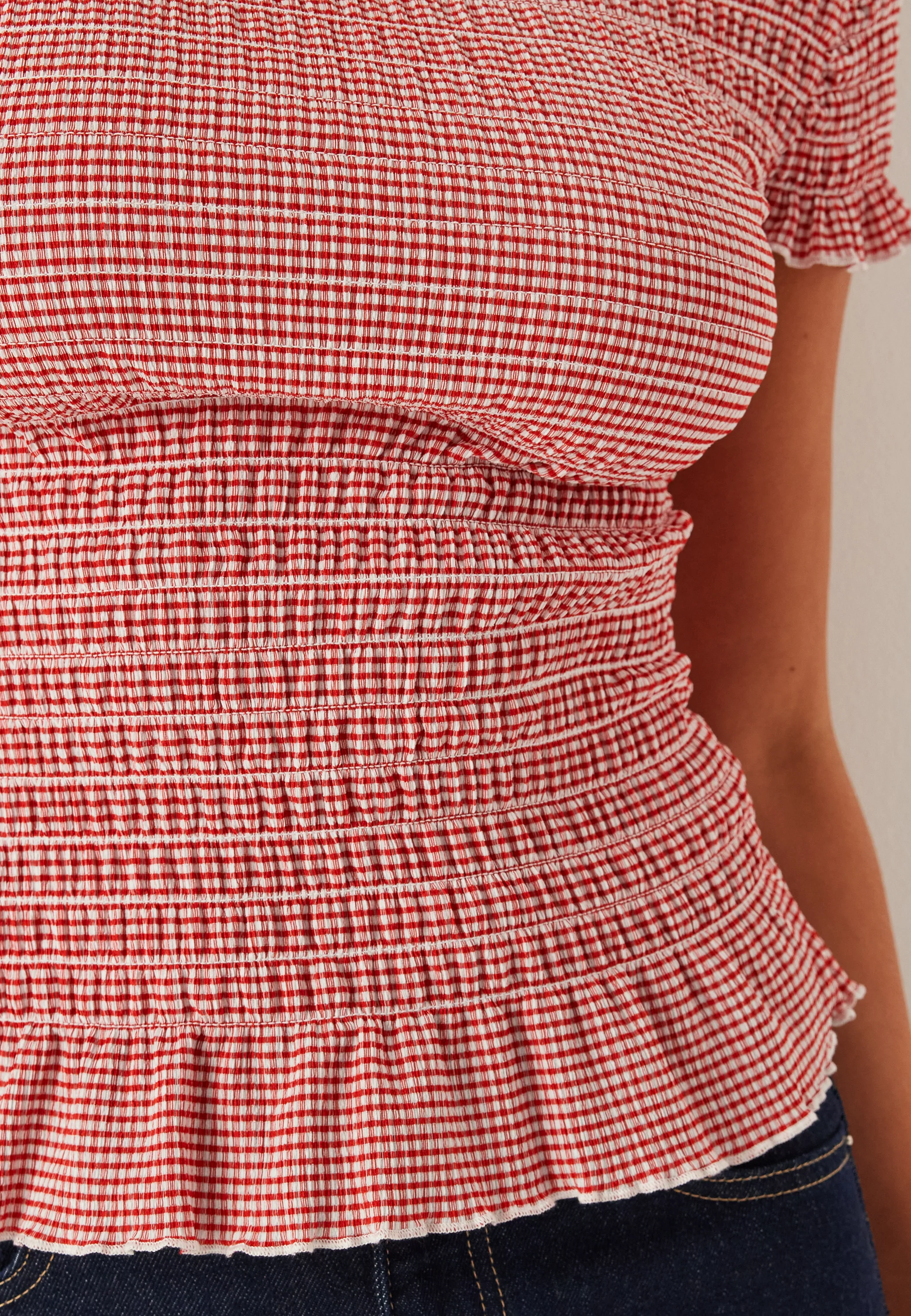 Onlcelle Life Cap Smock Boatneck Top - Image 3