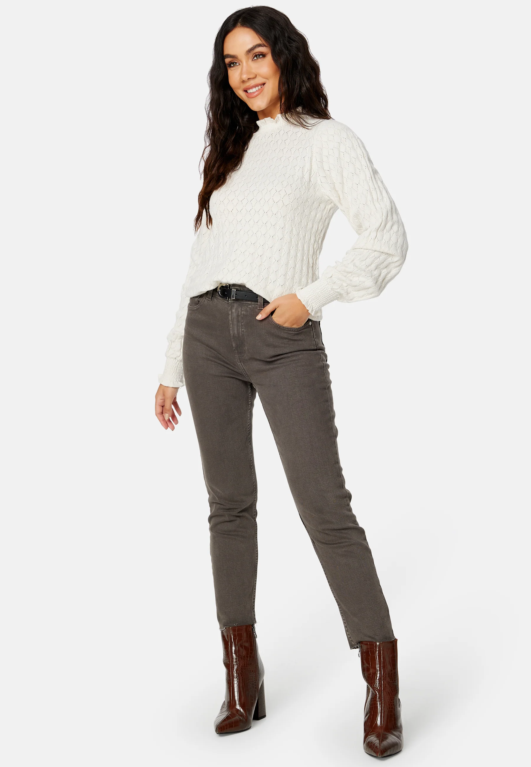 Onlemily Life HW Raw Jeans - Image 2