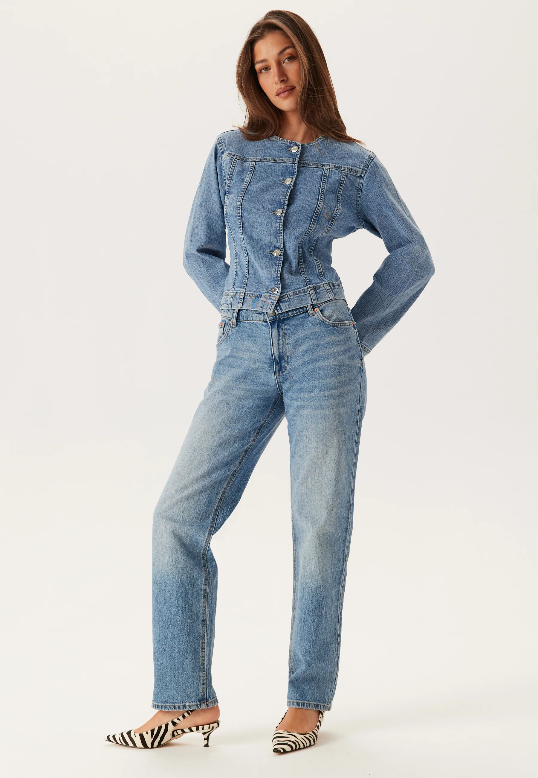 Onlgina Tailored Jacket Dnm - Image 4