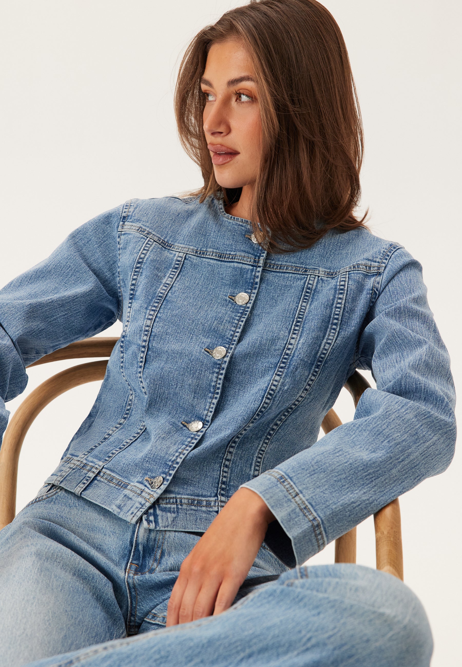 Onlgina Tailored Jacket Dnm - Image 5