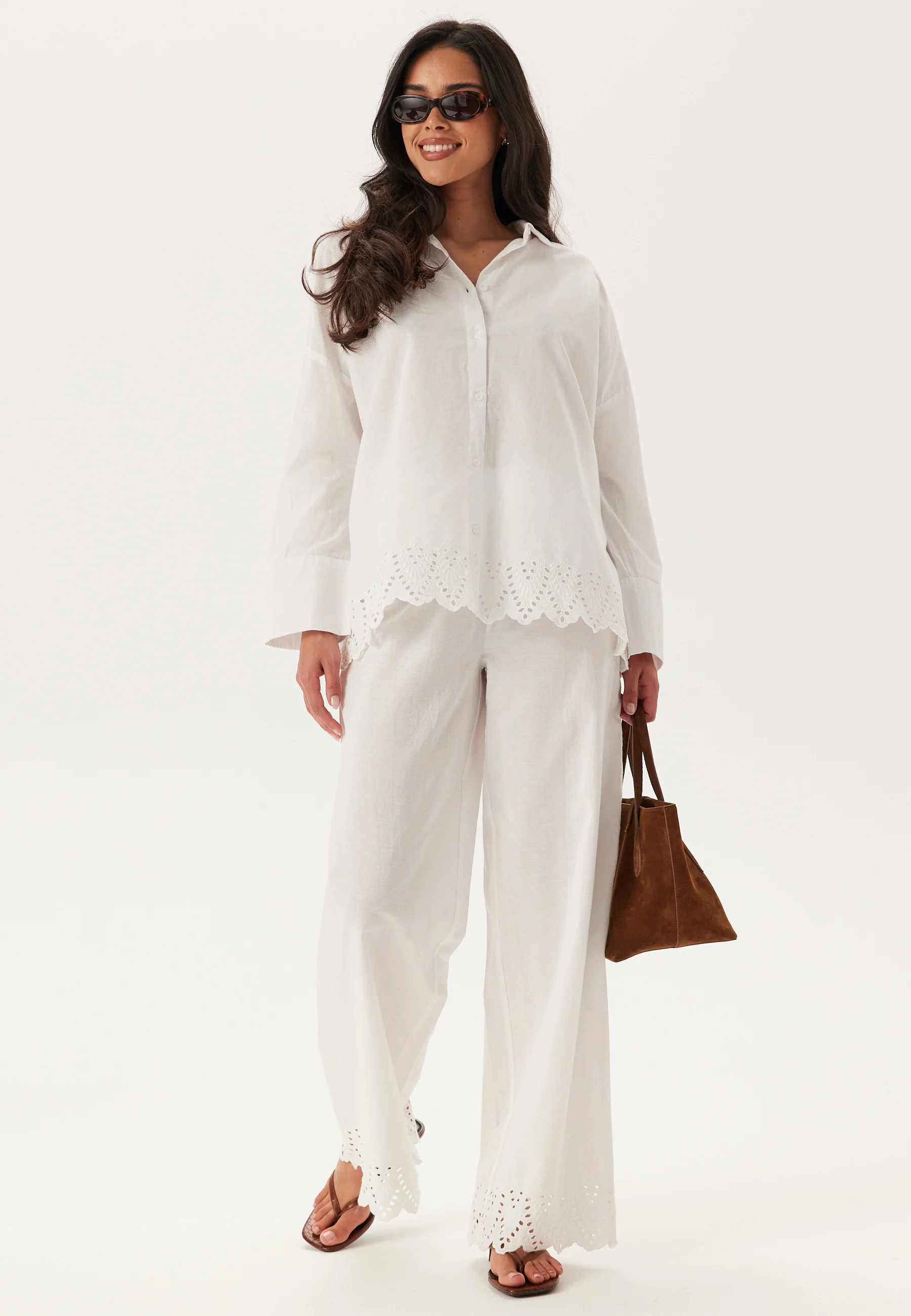 Onlgraces Tulum Ls Emb Shirt