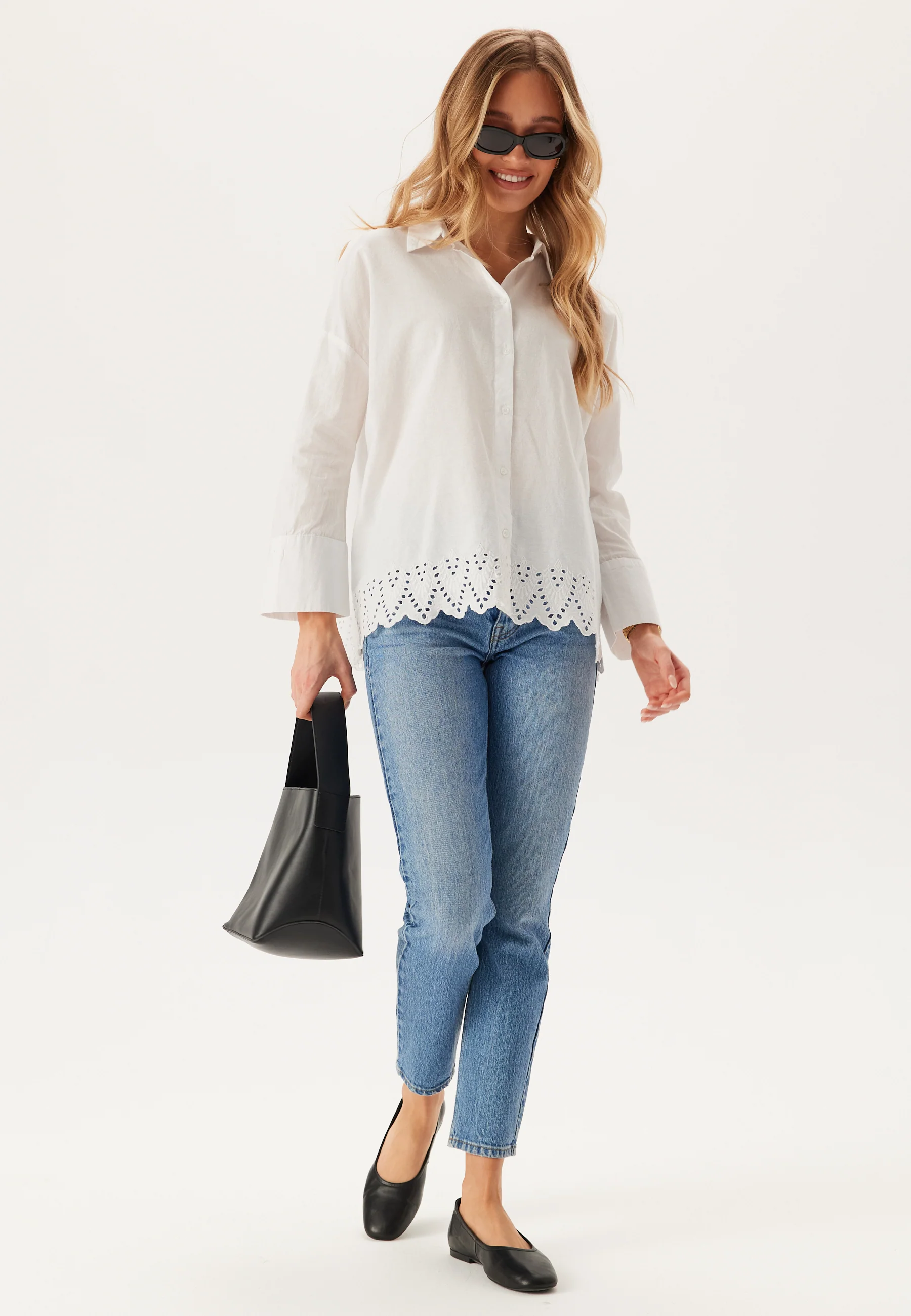 Onlgraces Tulum Ls Emb Shirt - Image 4