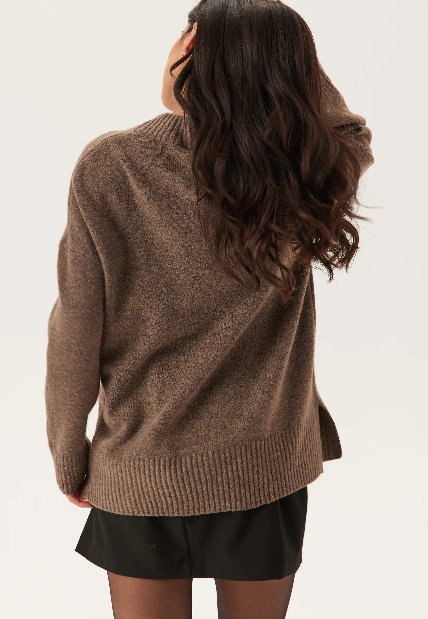Onlhazel Ls Highneck Overs Pullover - Image 3