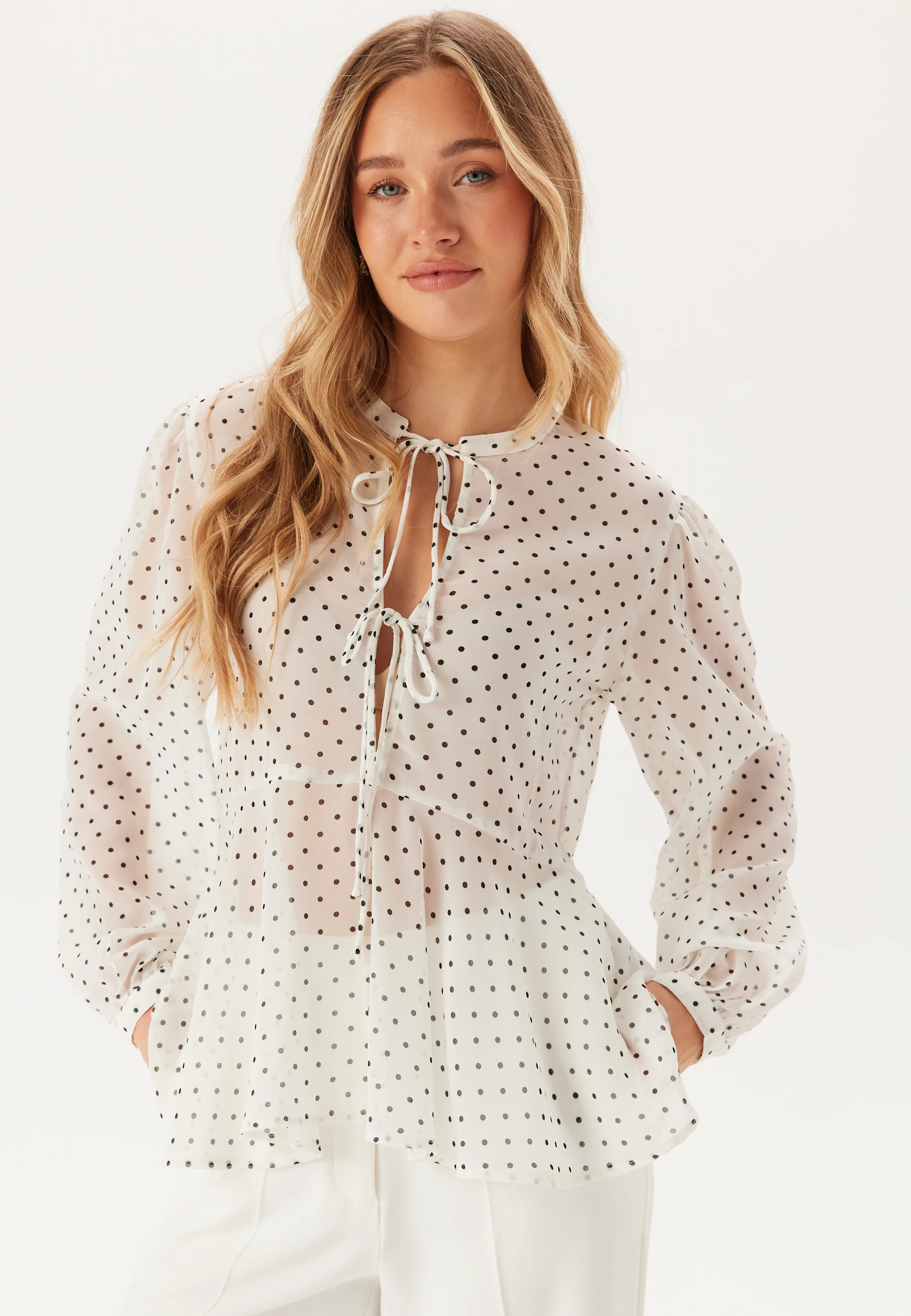 Onlisabella Ls String Top - Image 3