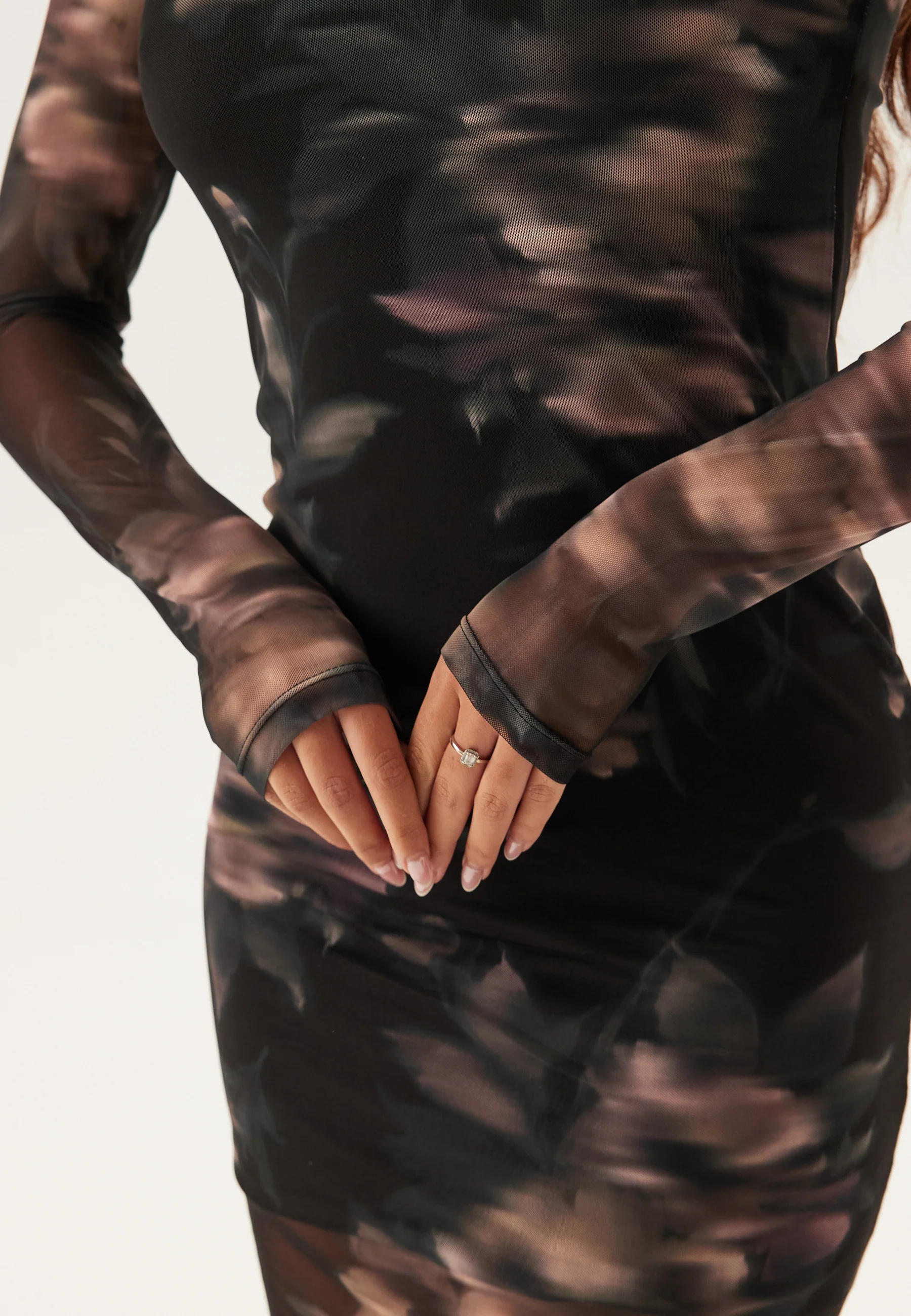 Onlkaya Life Ls Midi Mesh Dres - Image 4