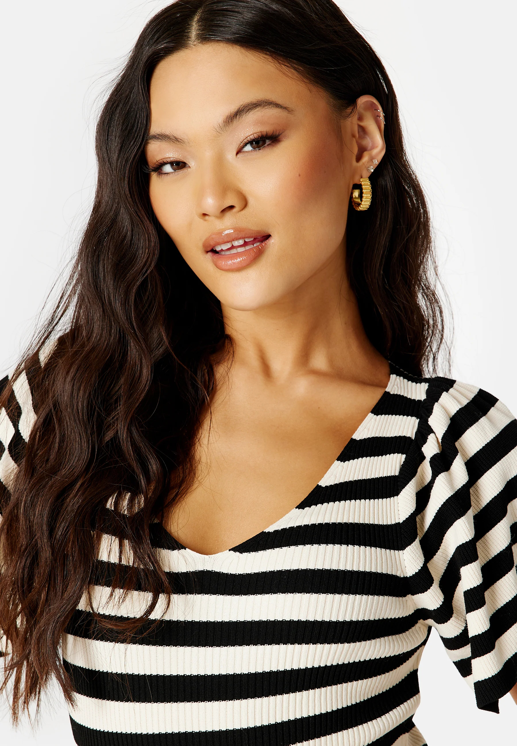 ONLLeelo Stripe S/S BackPullover - Image 4