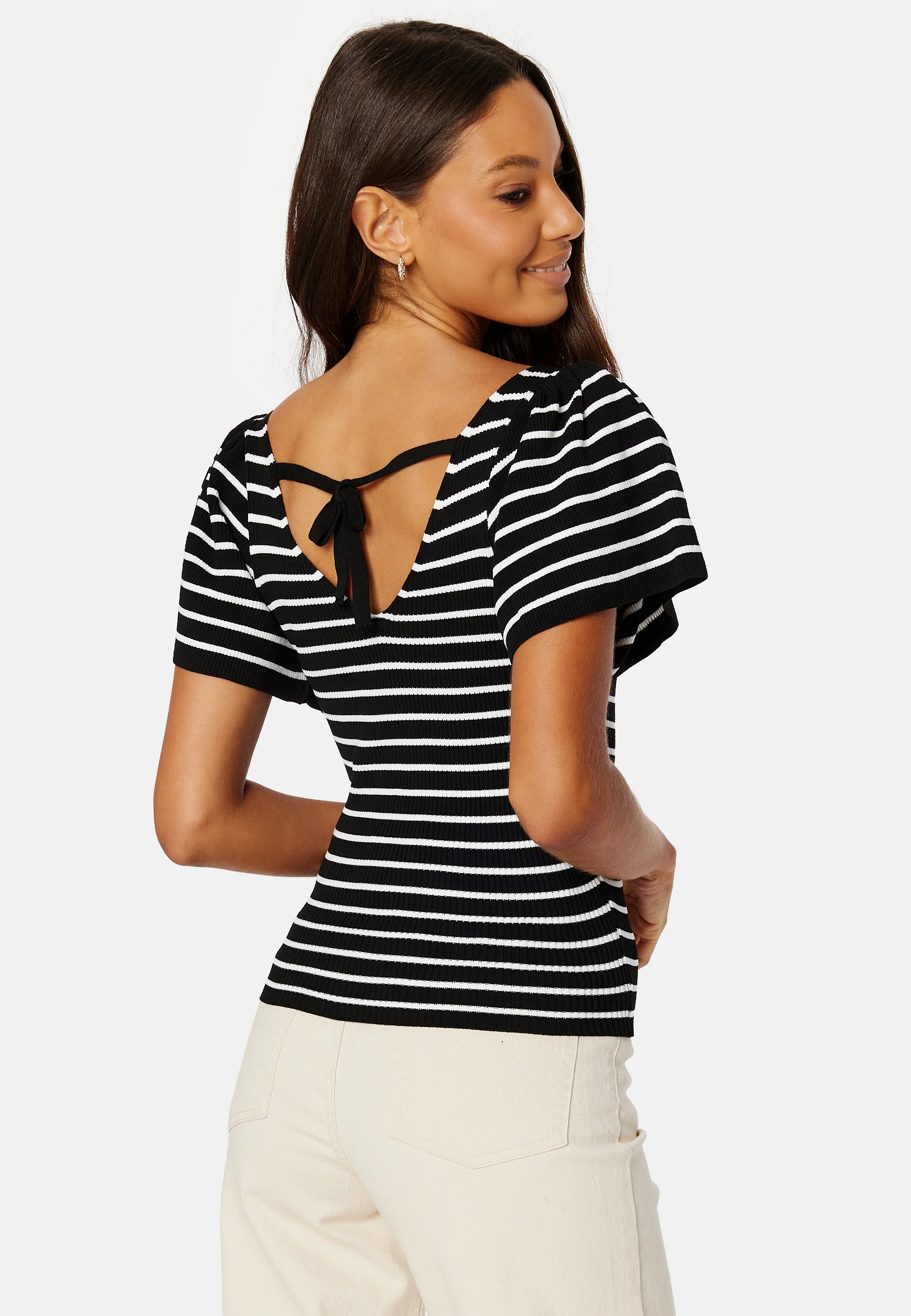 Onllleelo Stripe Back Pullover Knit - Image 3