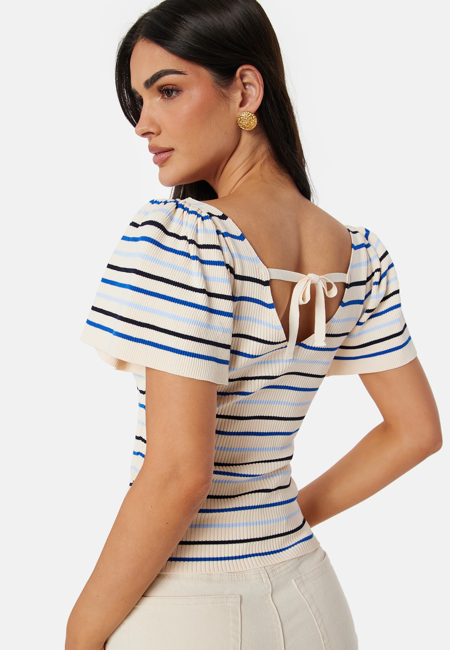 Onllleelo Stripe Back Pullover Knit - Image 2