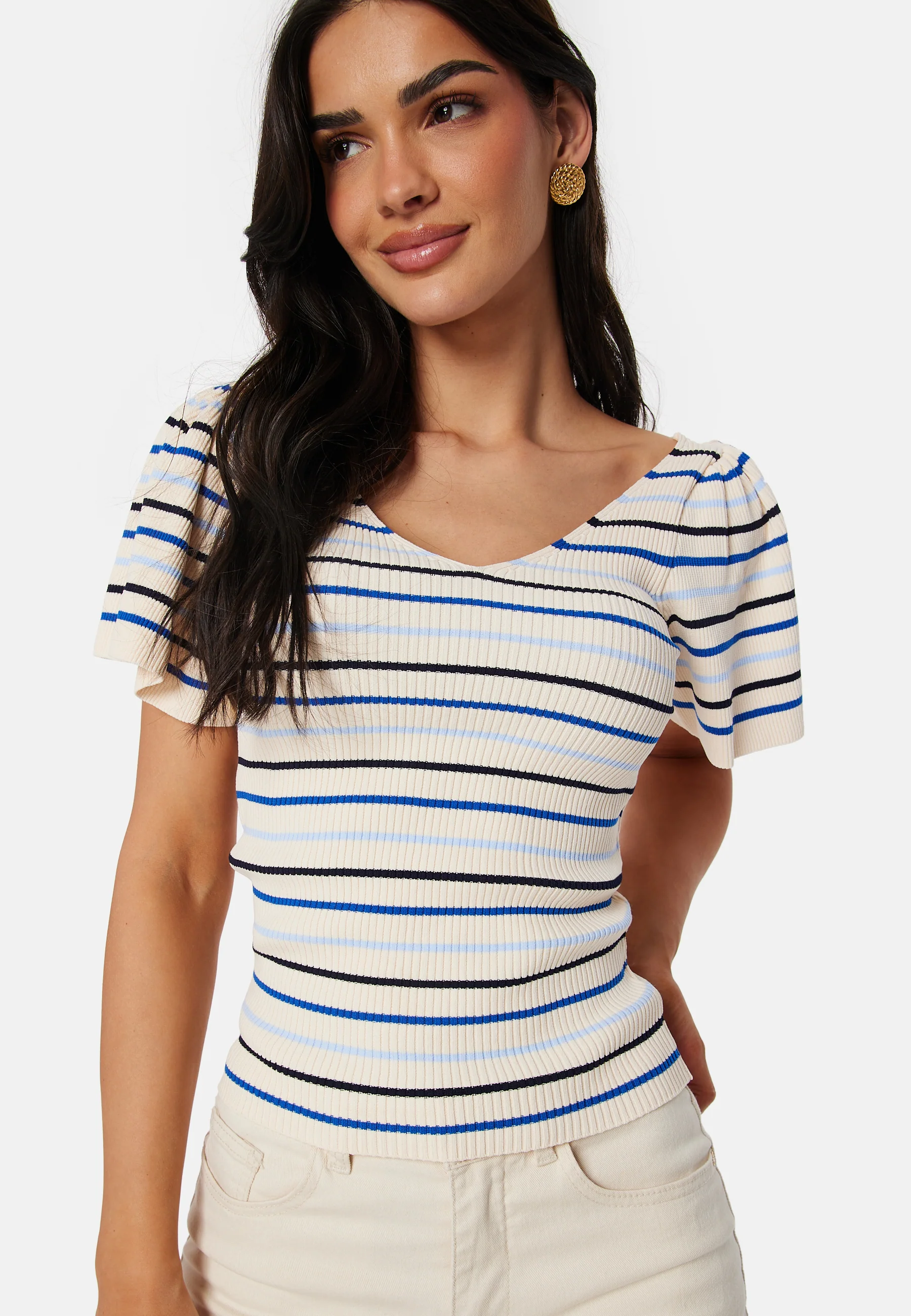 Onllleelo Stripe Back Pullover Knit - Image 5