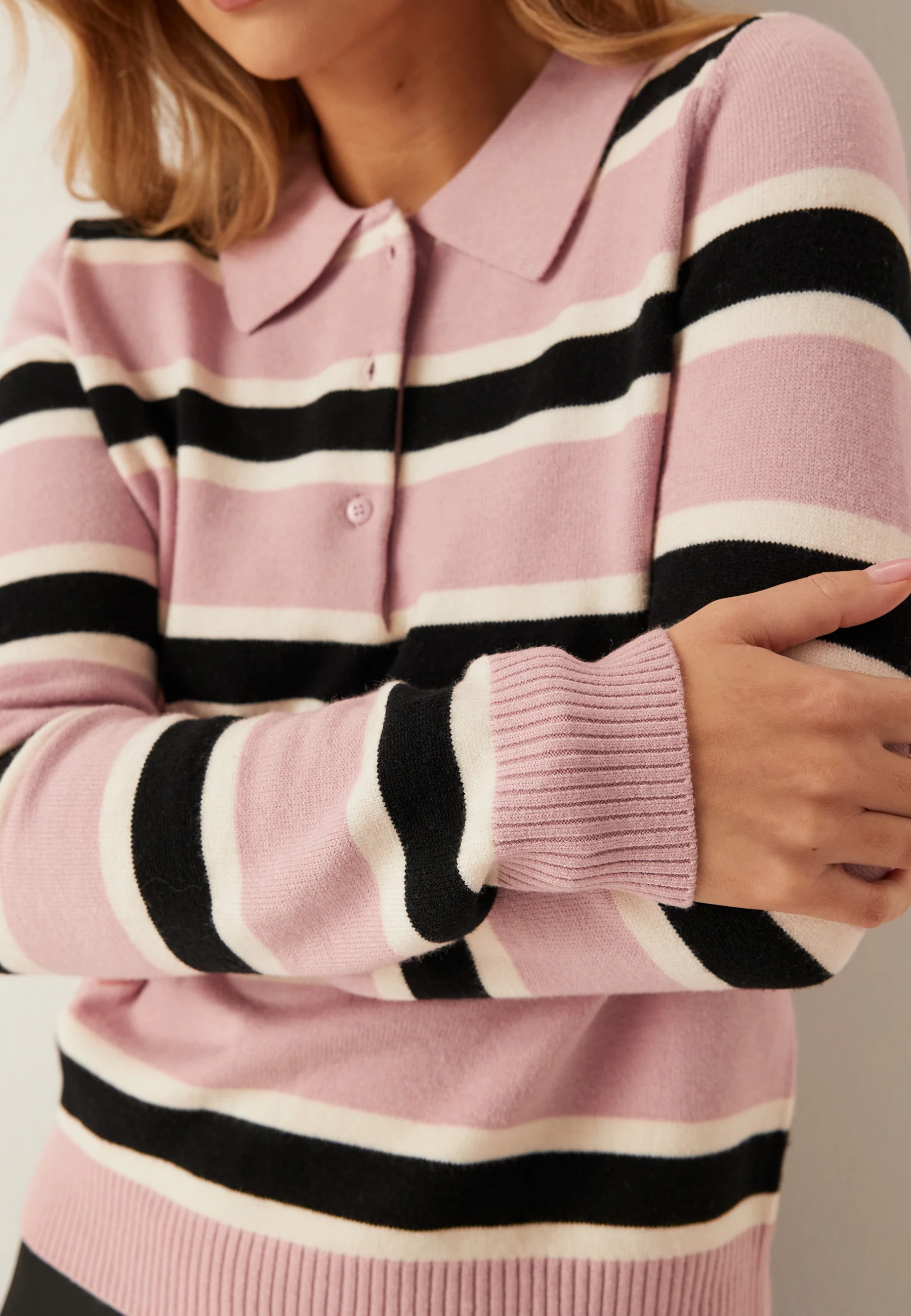Onllondon Ls Stripe Polo Cc Kn - Image 4
