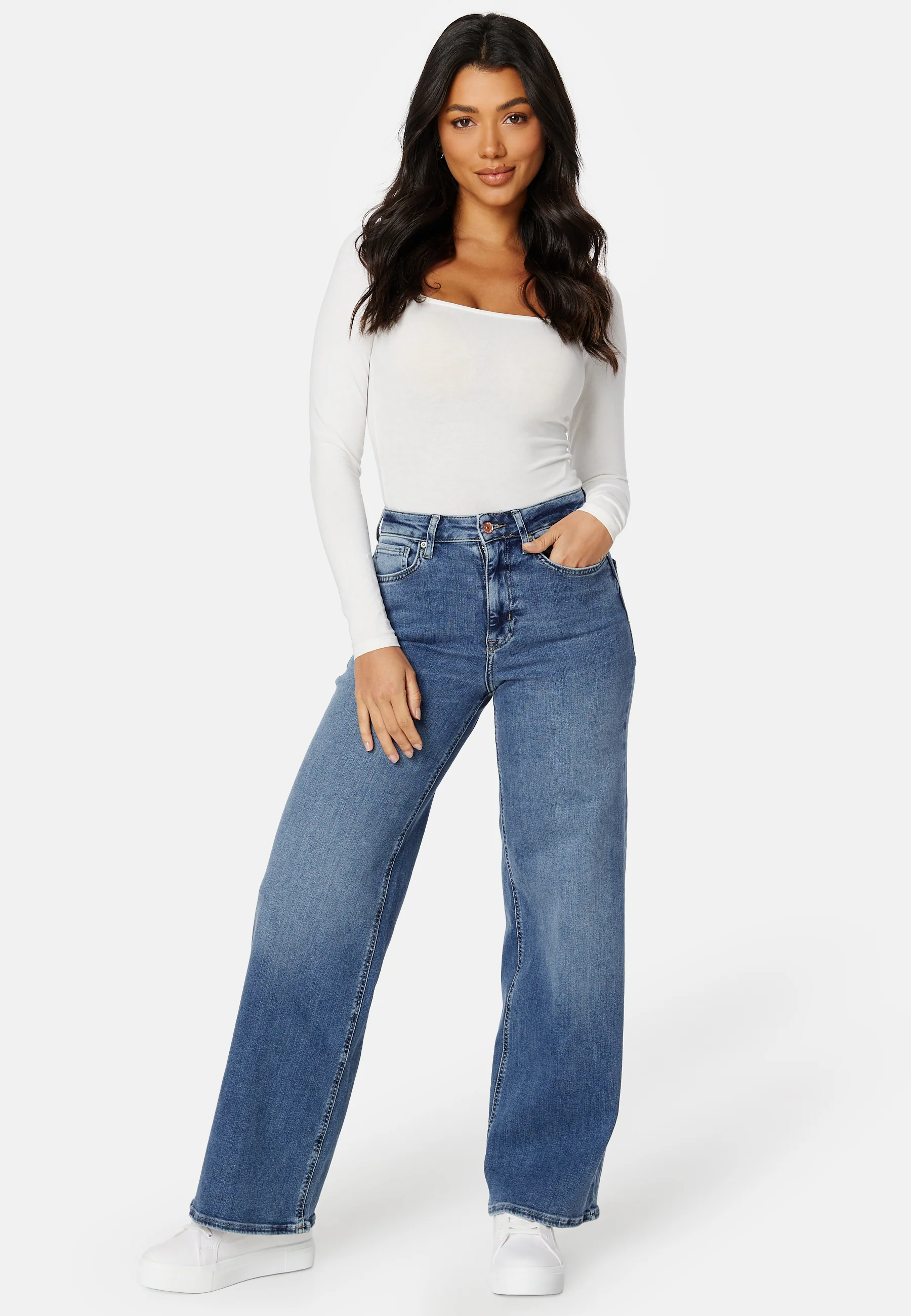 Onlmadison Blush HW Wide Denim - Image 2
