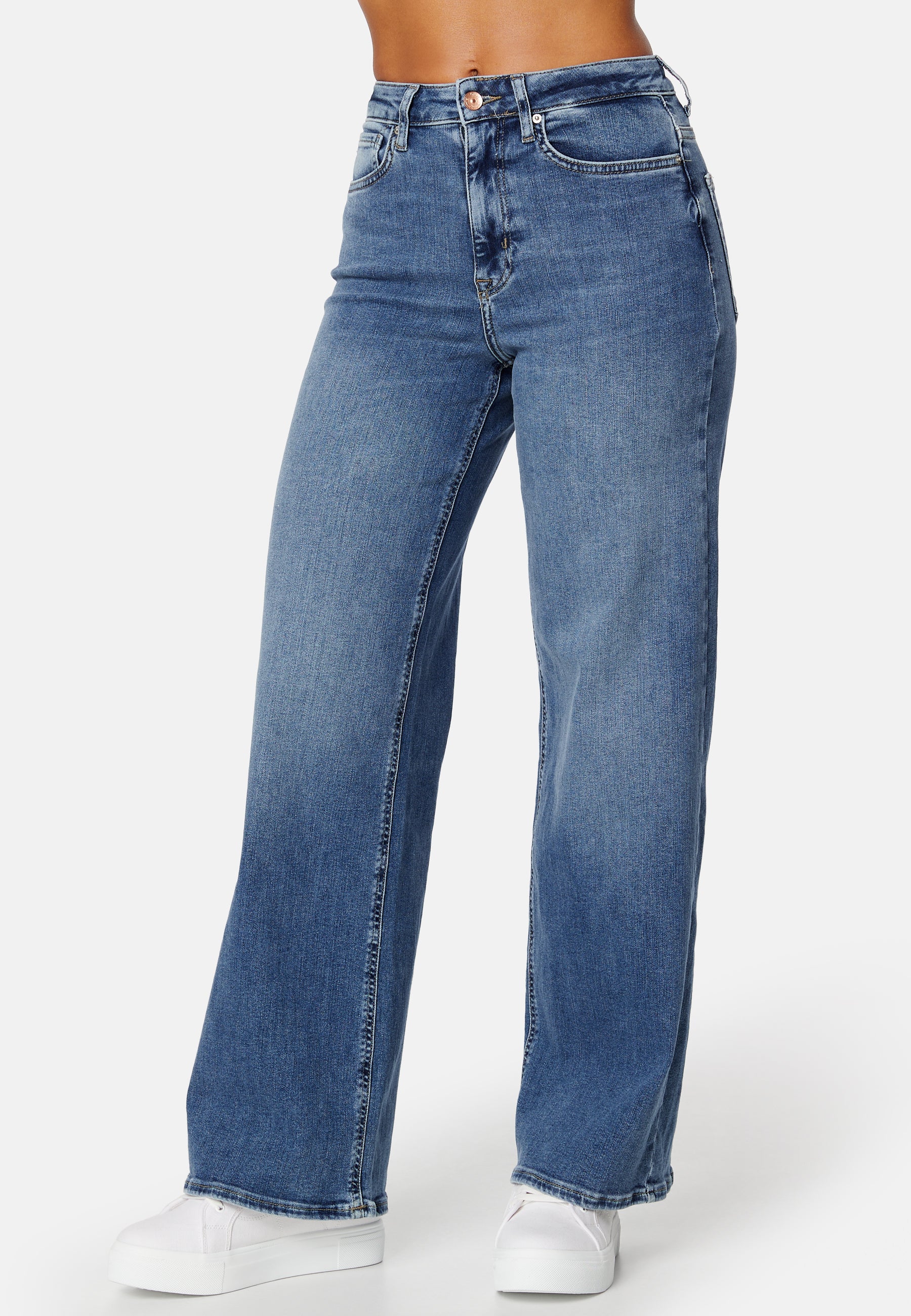 Onlmadison Blush HW Wide Denim - Image 3